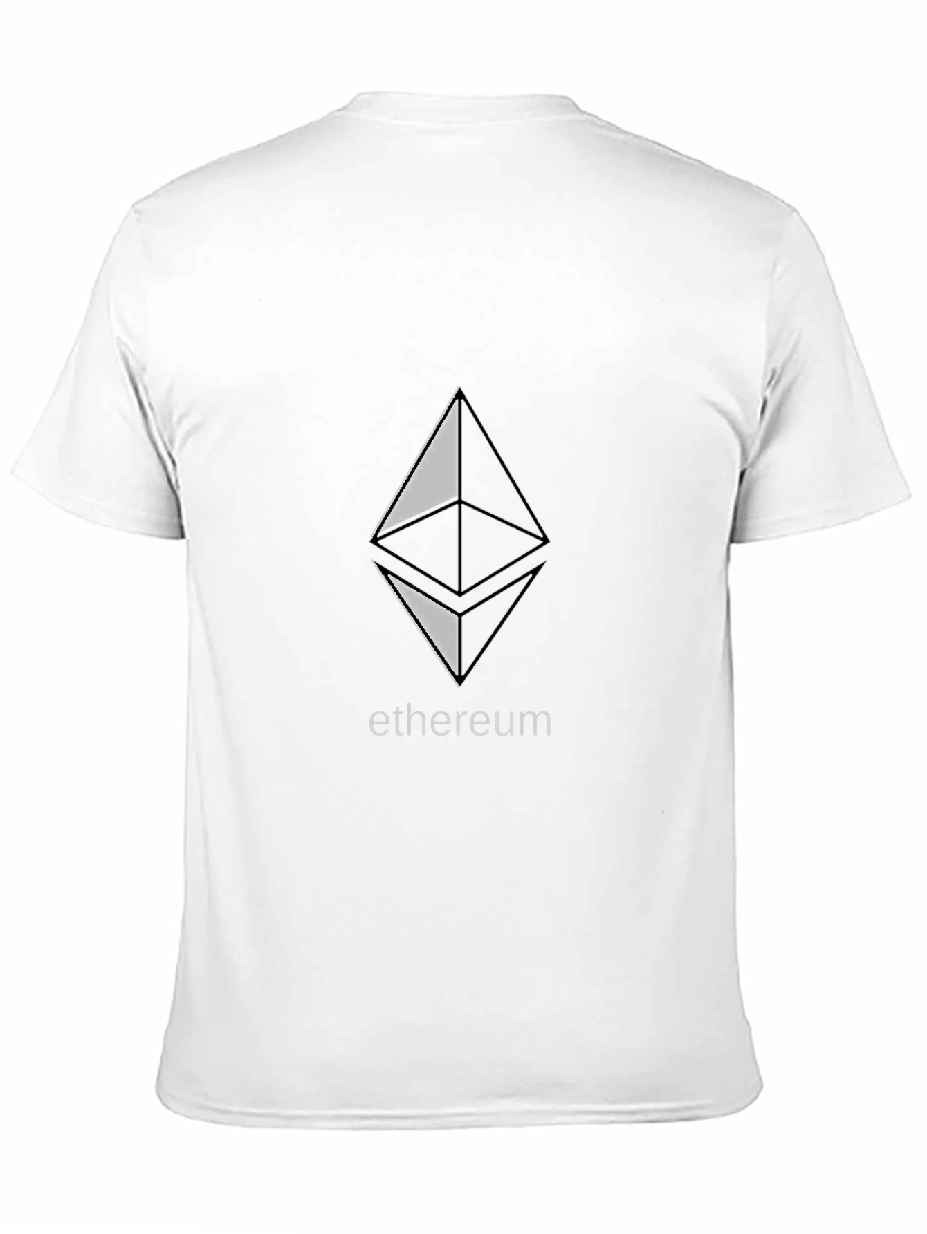 Ethereum Logo Black T-Shirt - Crypto Fashion