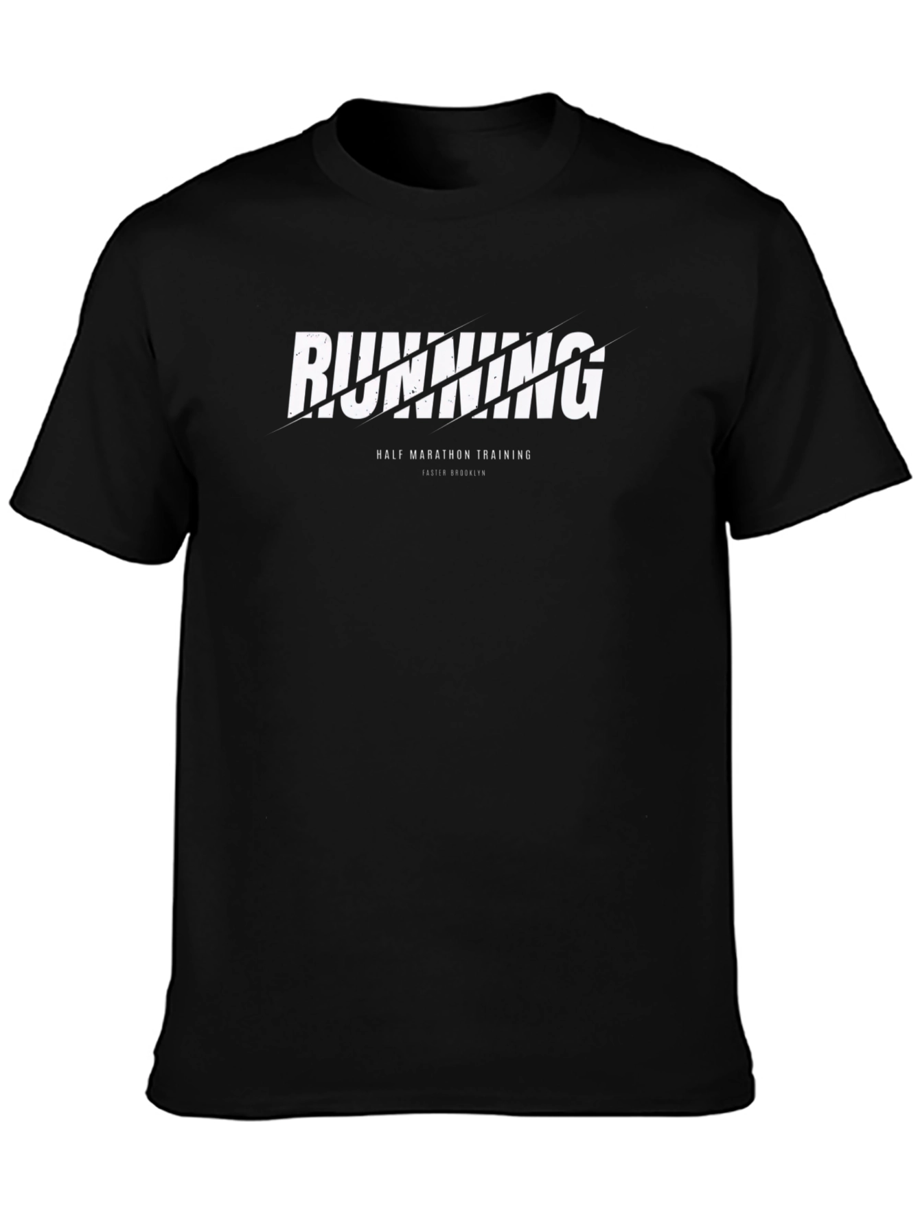 Running Half Marathon Training Tee - Black