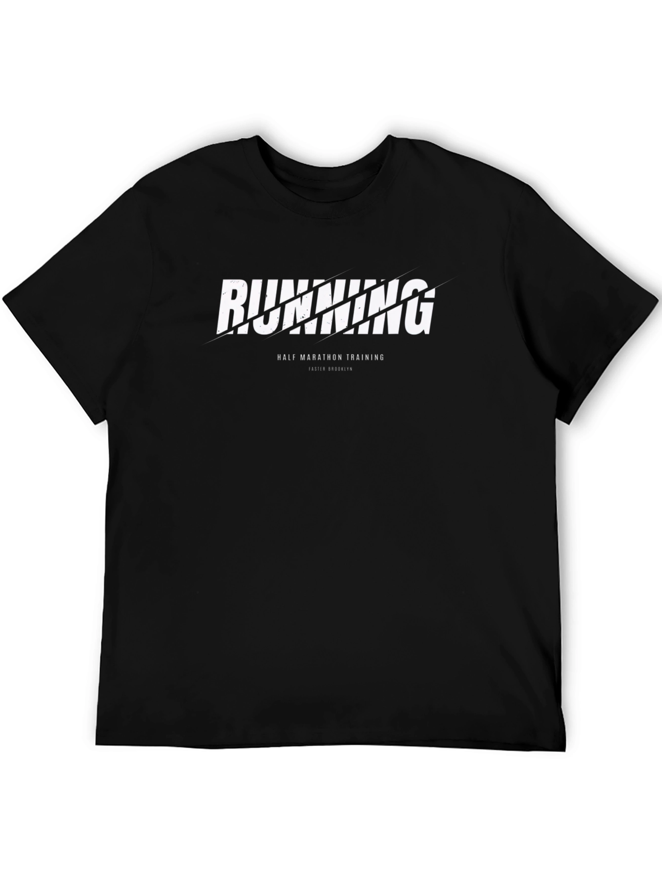 Running Half Marathon Training Tee - Black
