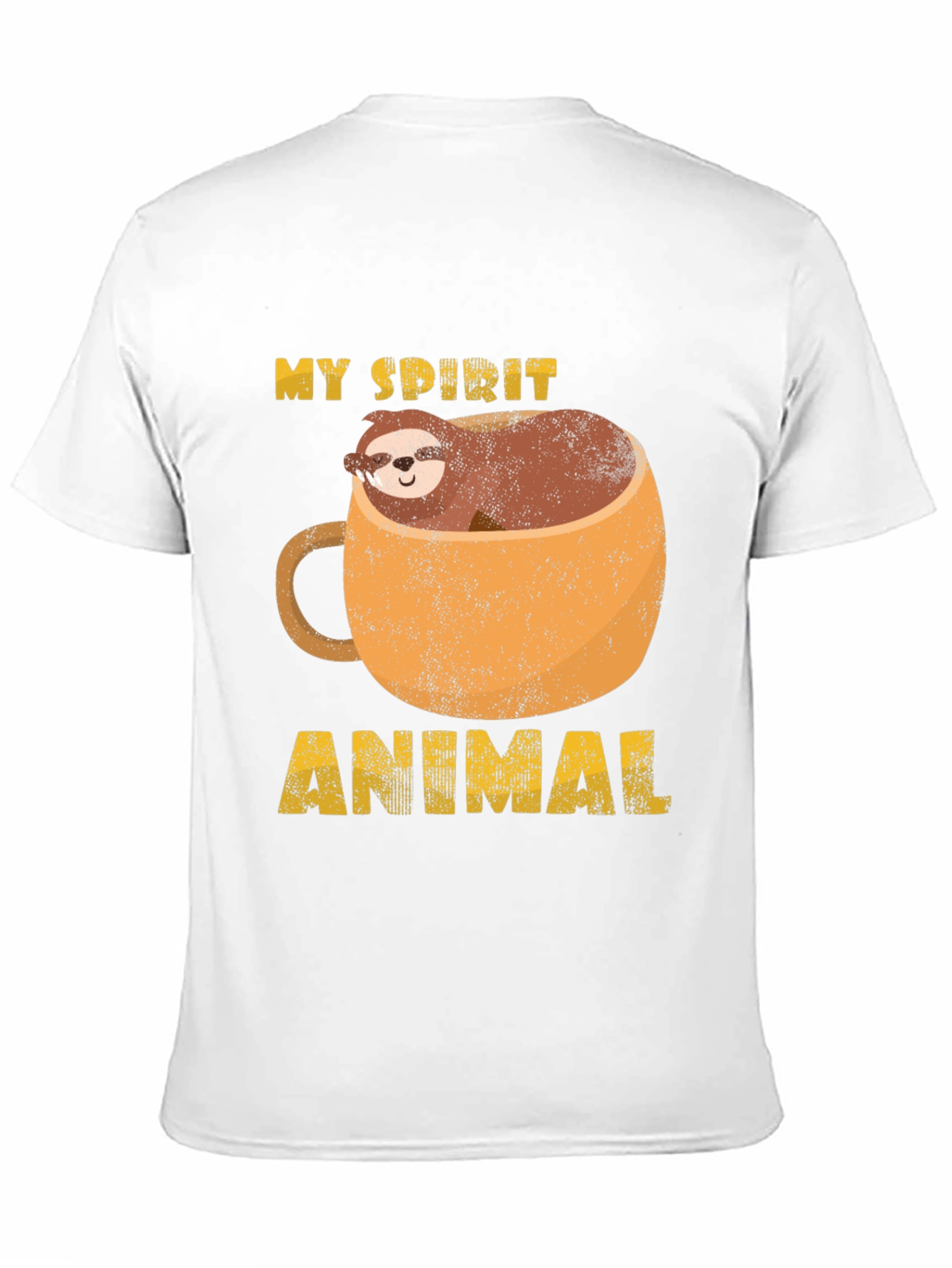 My Spirit Animal Sloth in Mug Graphic Tee