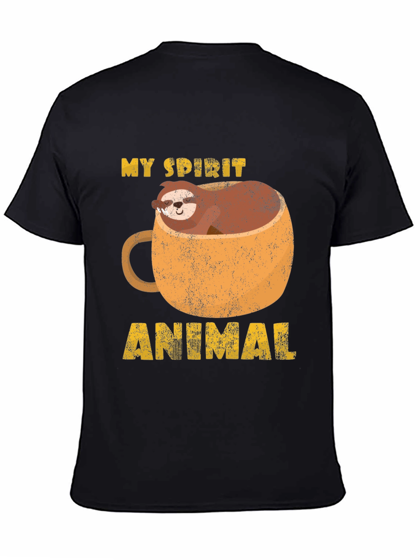 My Spirit Animal Sloth in Mug Graphic Tee