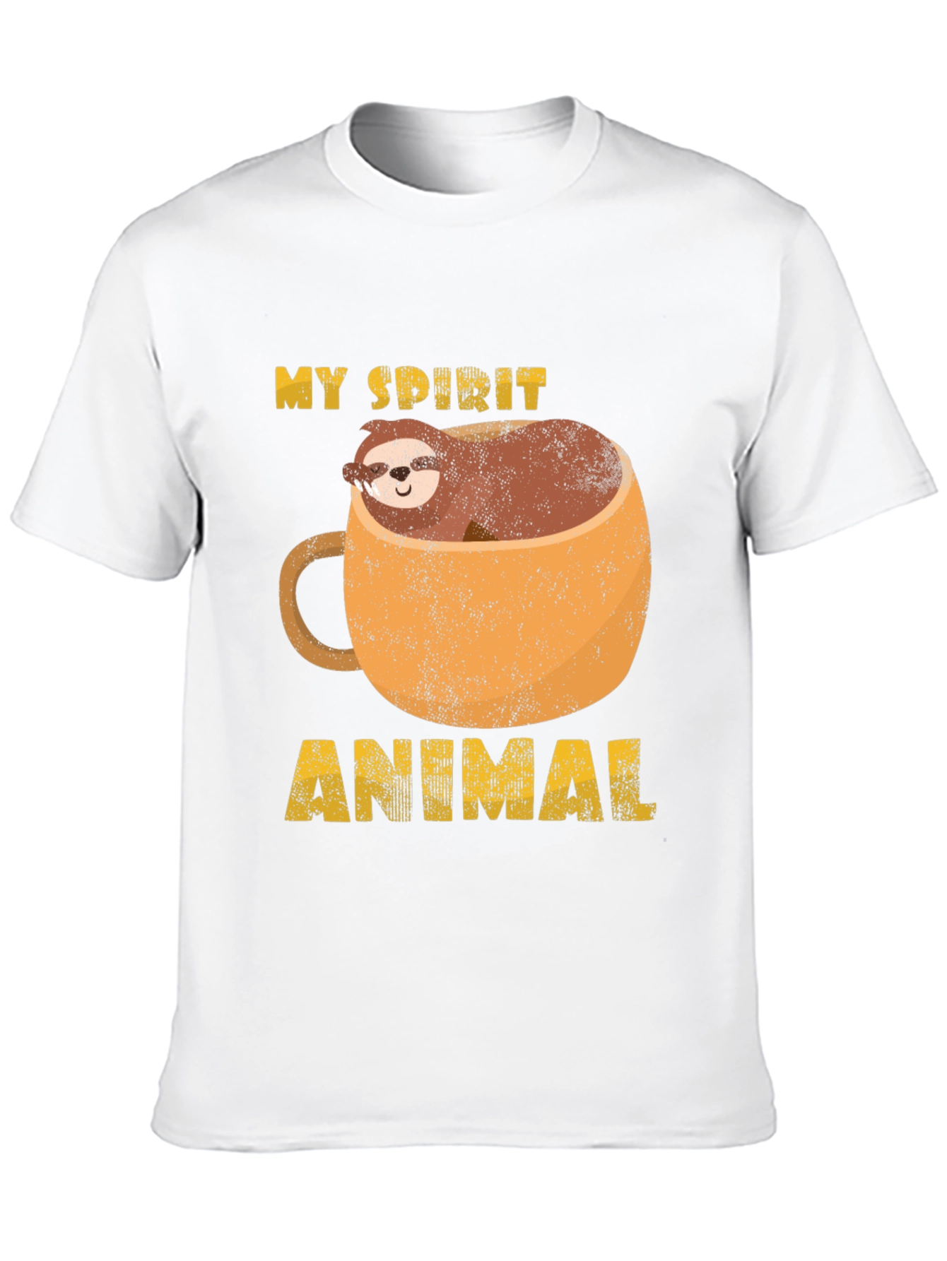 My Spirit Animal Sloth in Mug Graphic Tee