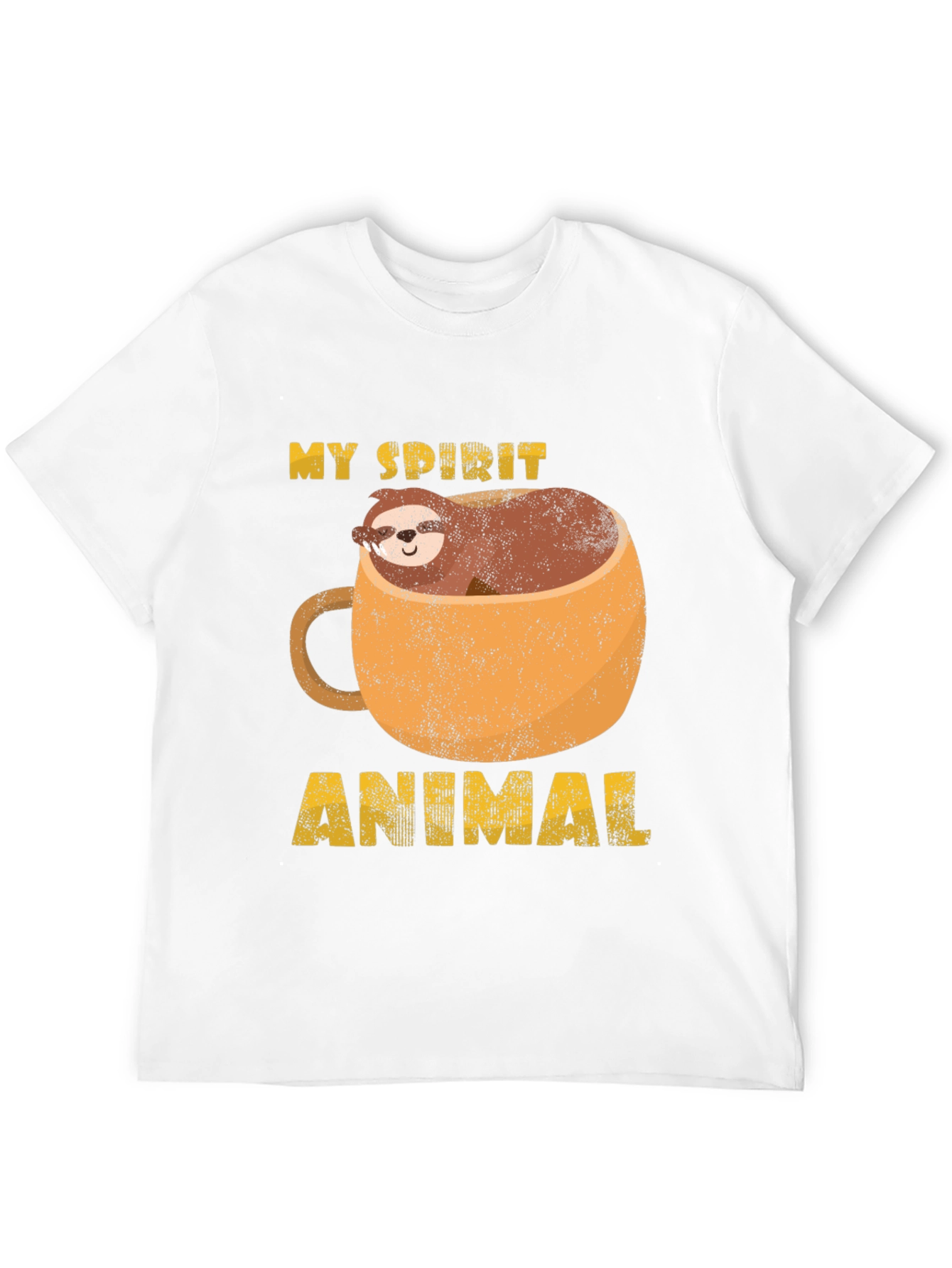 My Spirit Animal Sloth in Mug Graphic Tee