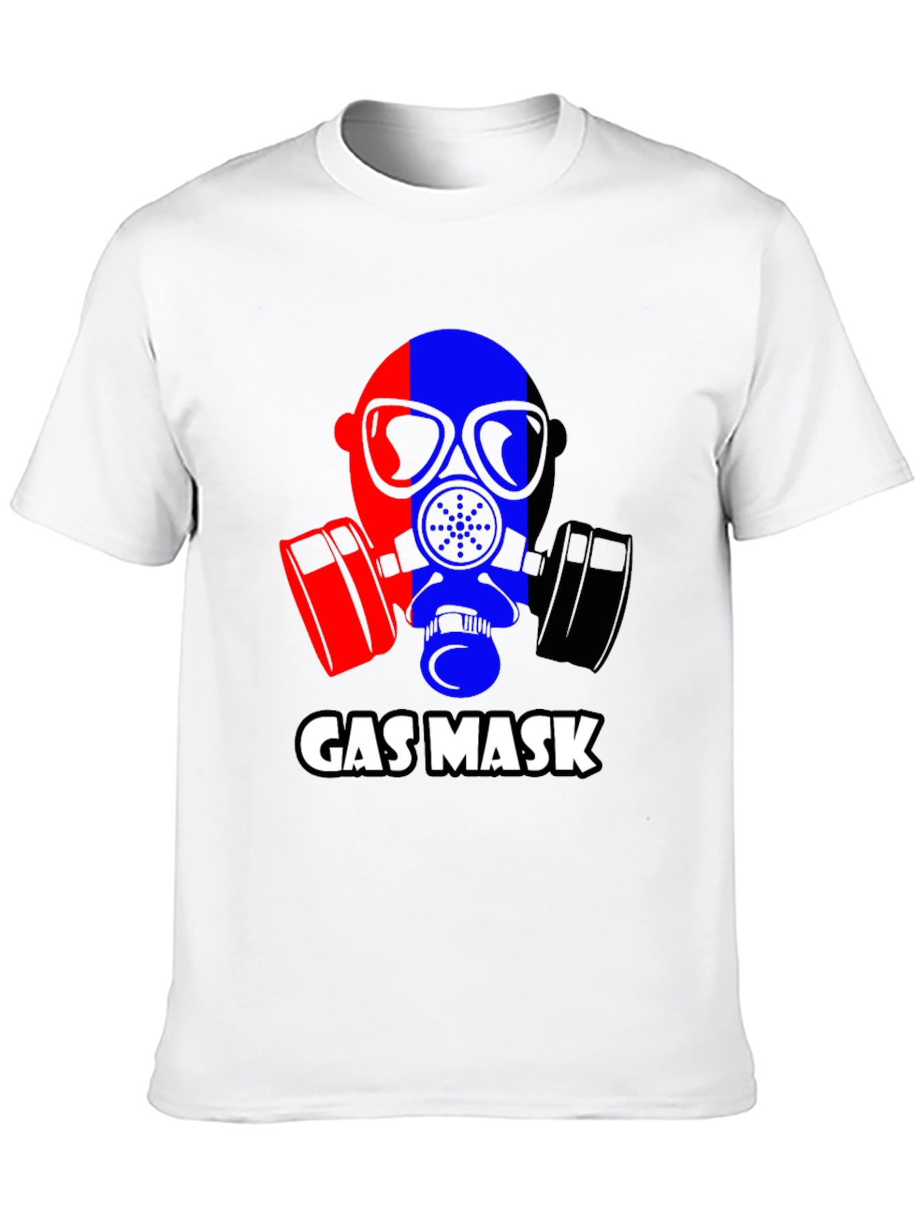 Gas Mask Graphic T-Shirt - Bold Statement Tee