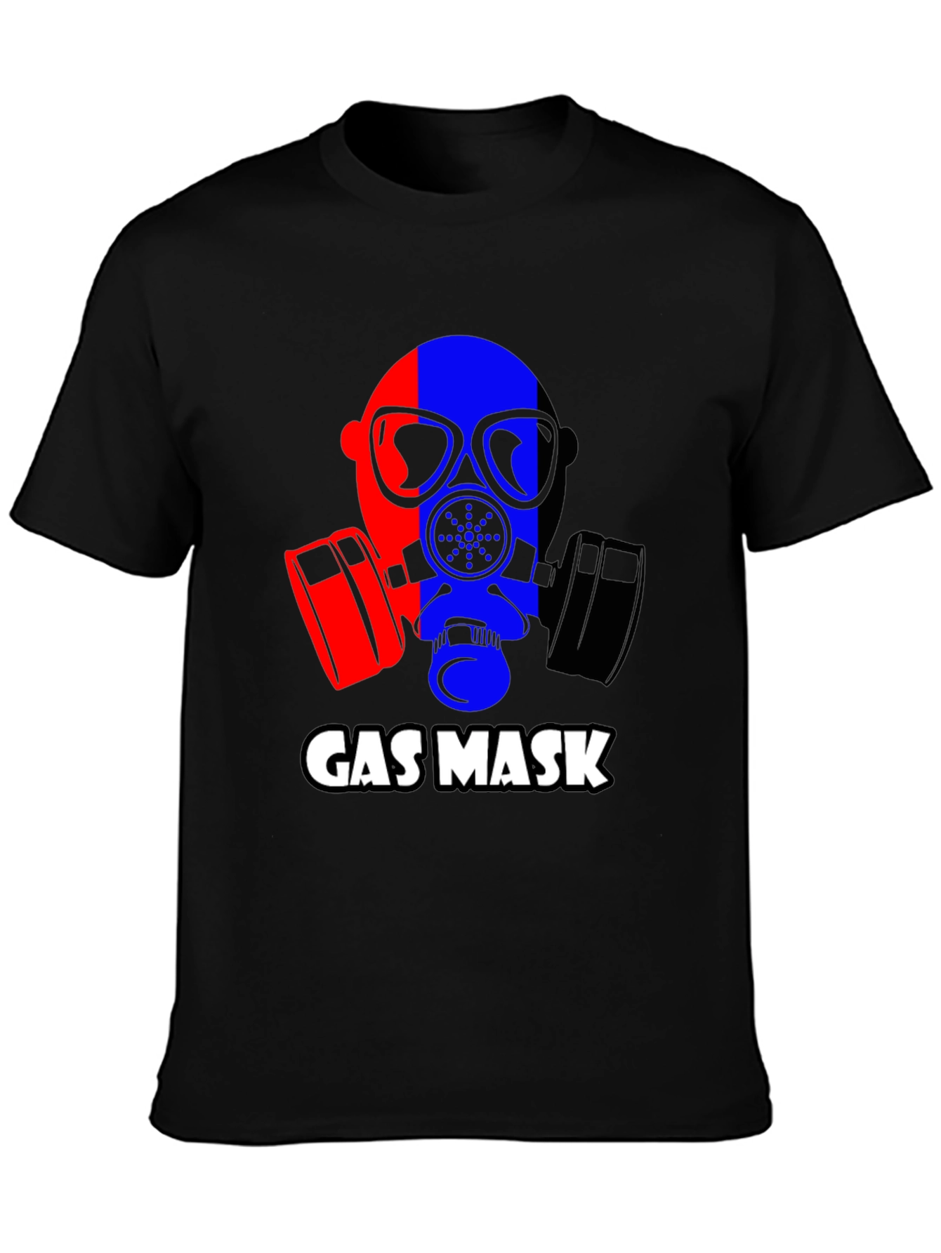 Gas Mask Graphic T-Shirt - Bold Statement Tee