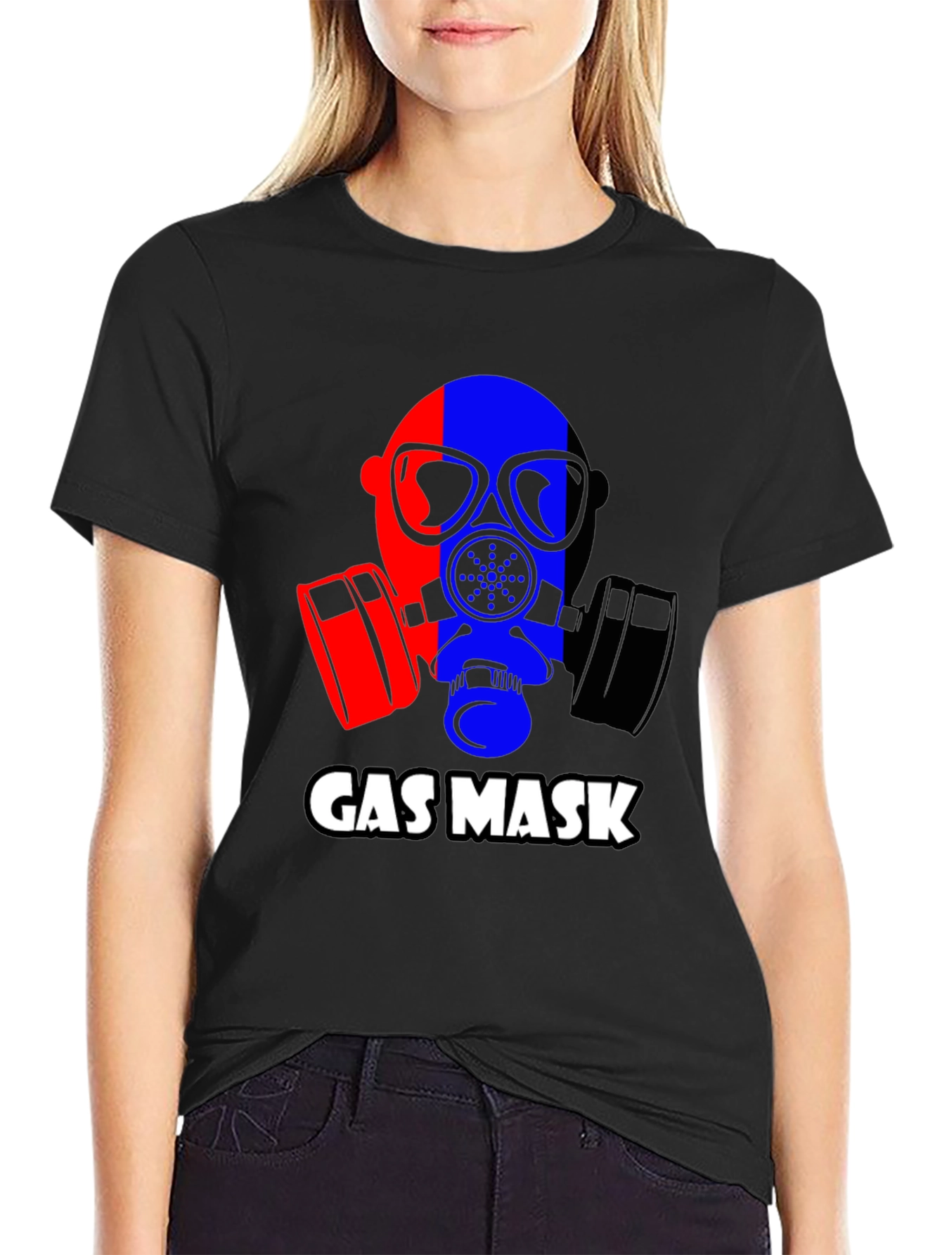 Gas Mask Graphic T-Shirt - Bold Statement Tee