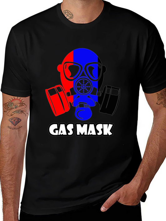 Gas Mask Graphic T-Shirt - Bold Statement Tee