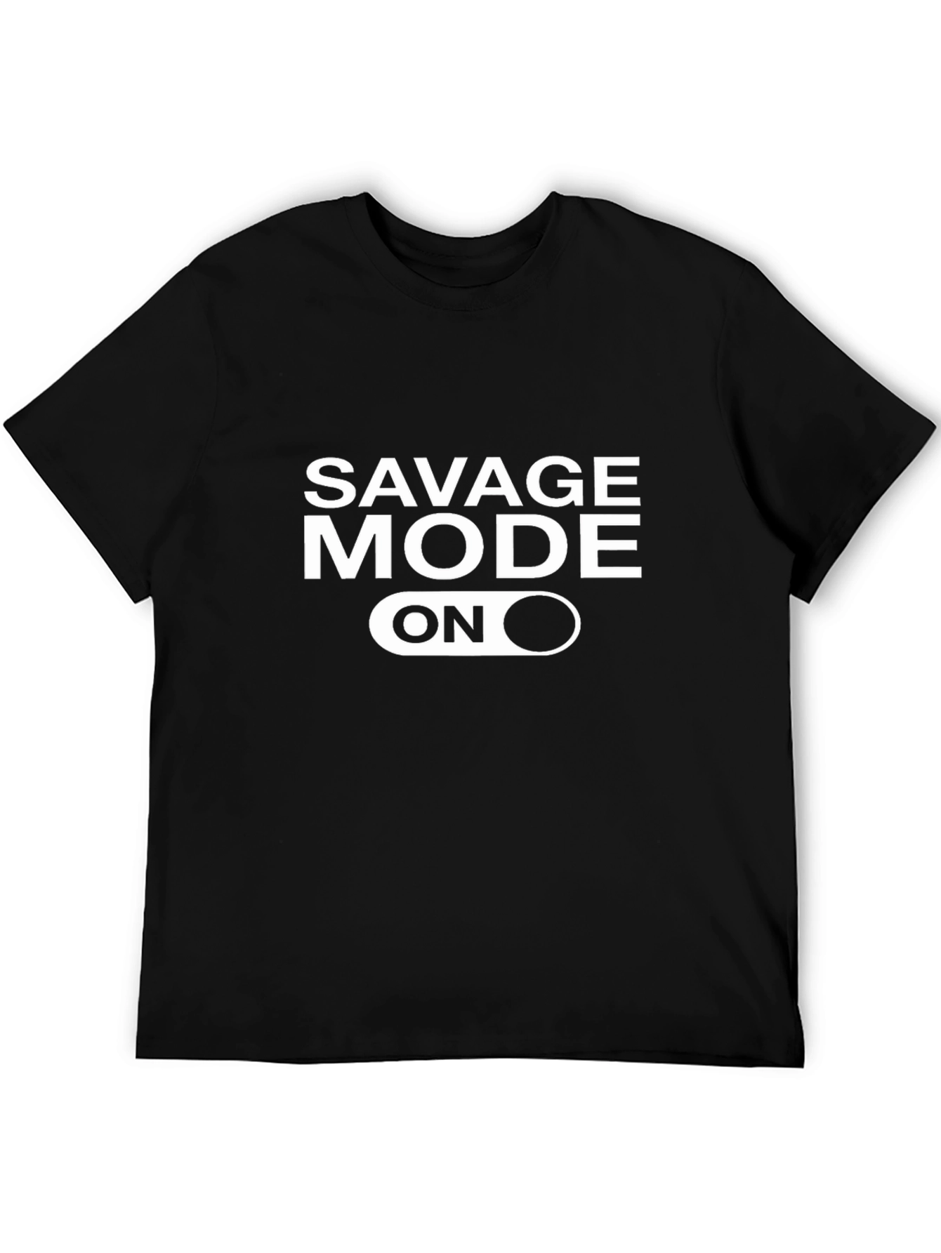 Savage Mode On Black Graphic Tee