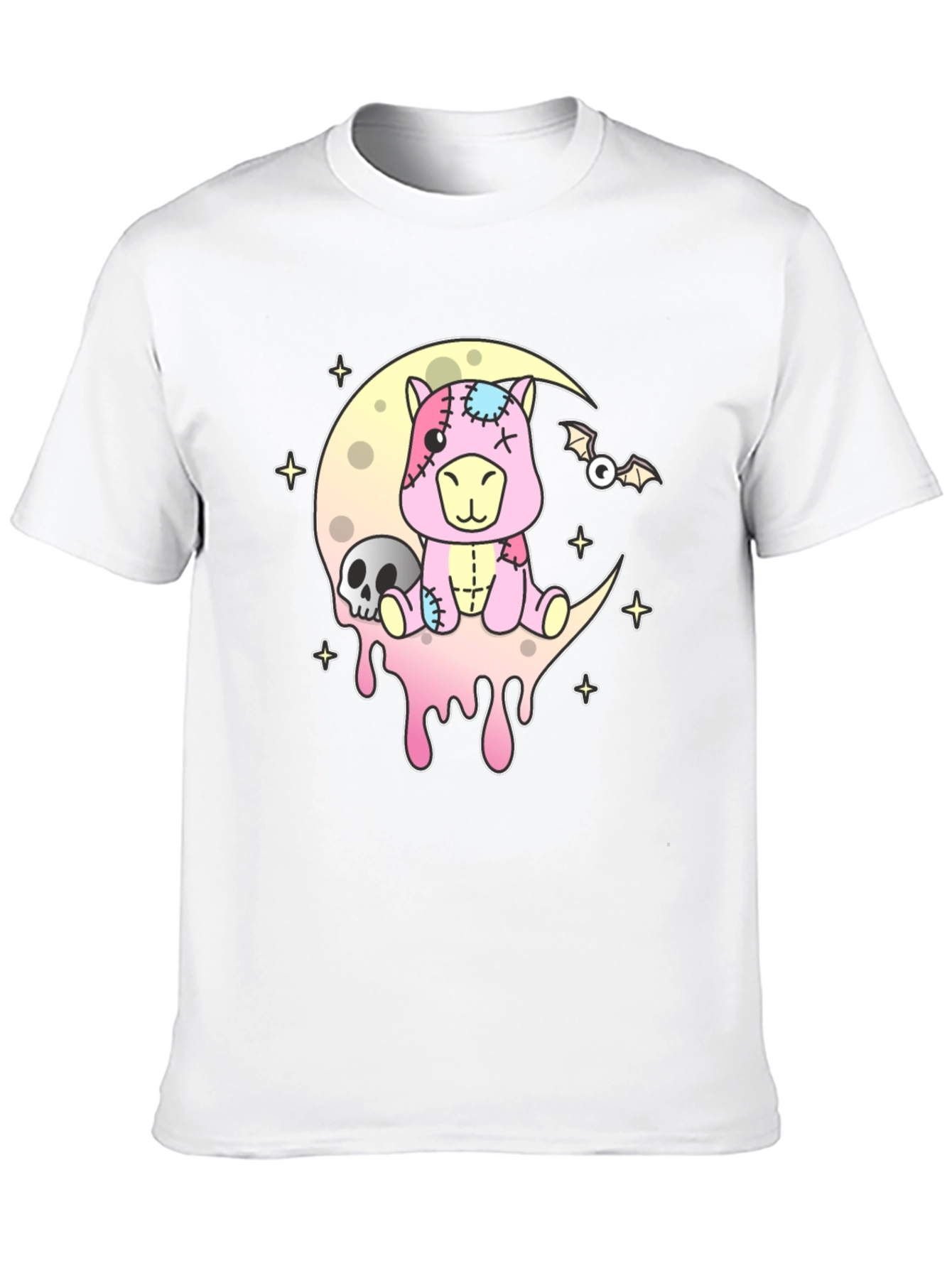 Pastel Goth Zombie Alpaca T-Shirt