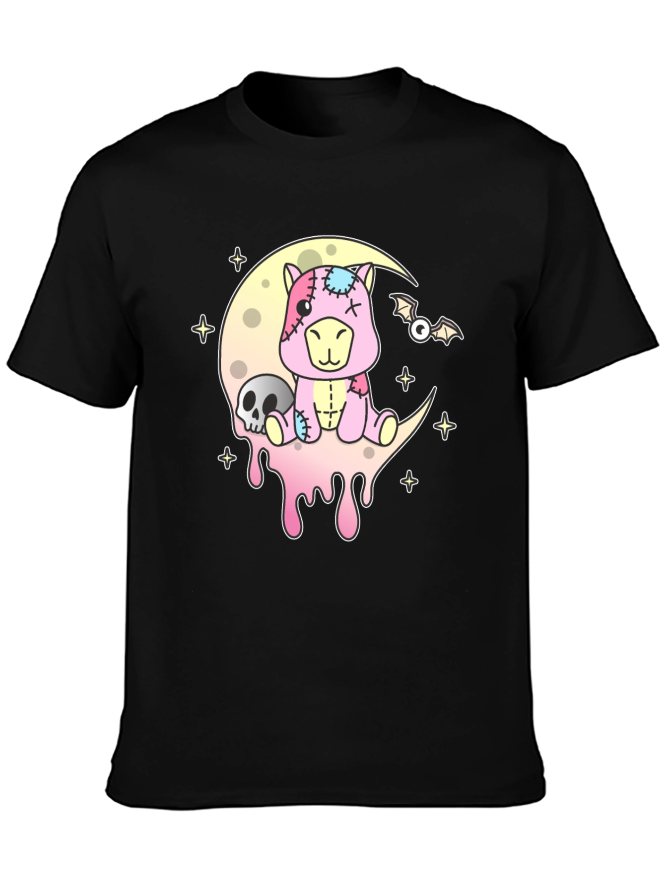 Pastel Goth Zombie Alpaca T-Shirt