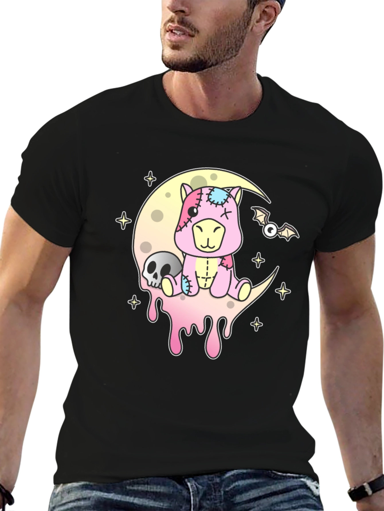 Pastel Goth Zombie Alpaca T-Shirt