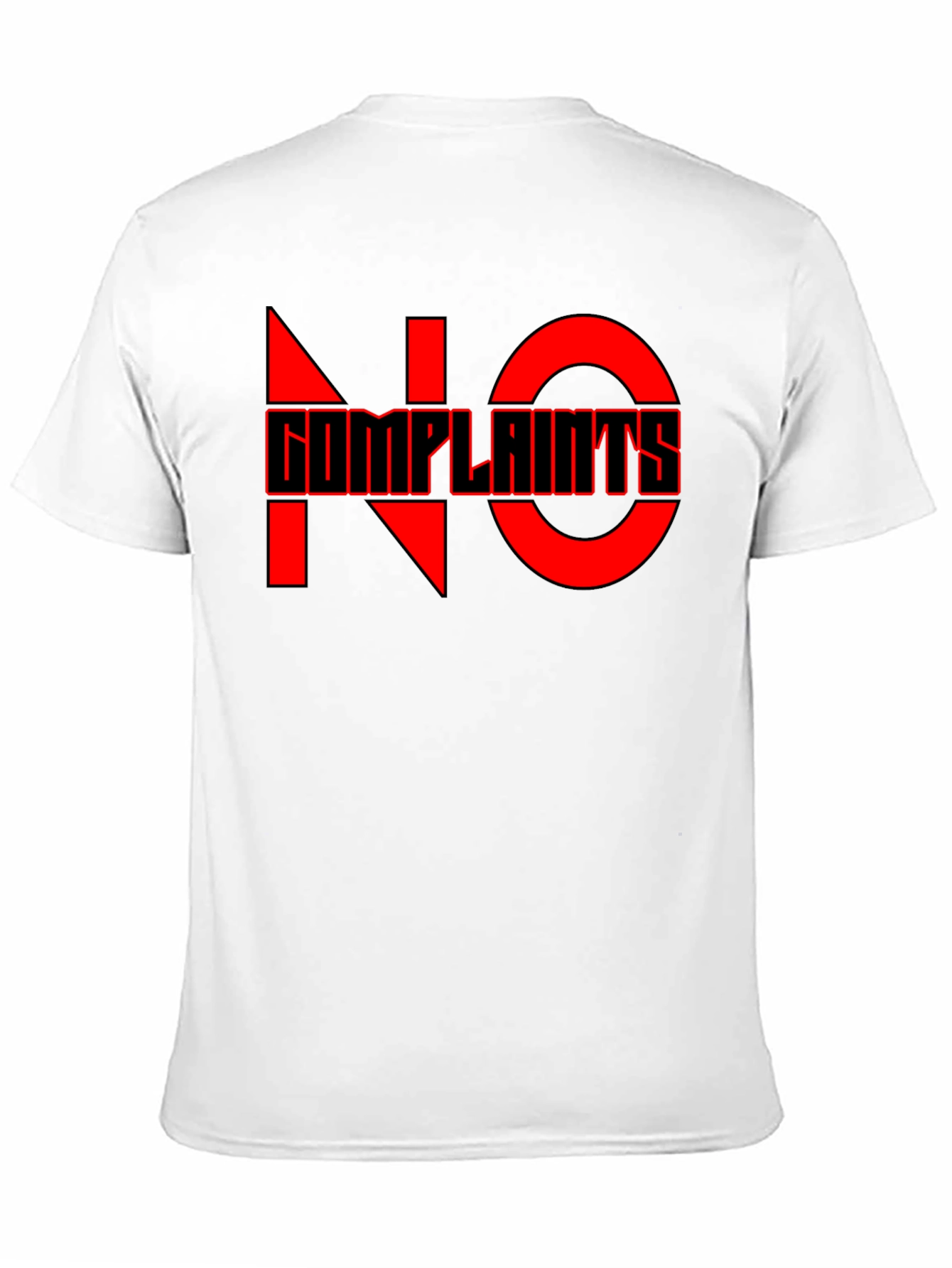 No Complaints Graphic Tee - Black Casual T-Shirt