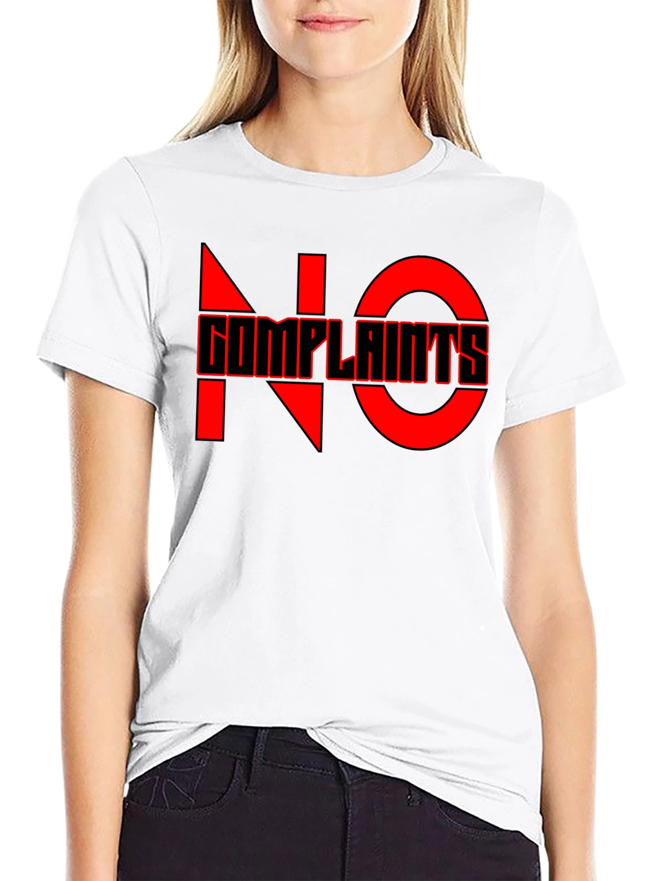 No Complaints Graphic Tee - Black Casual T-Shirt