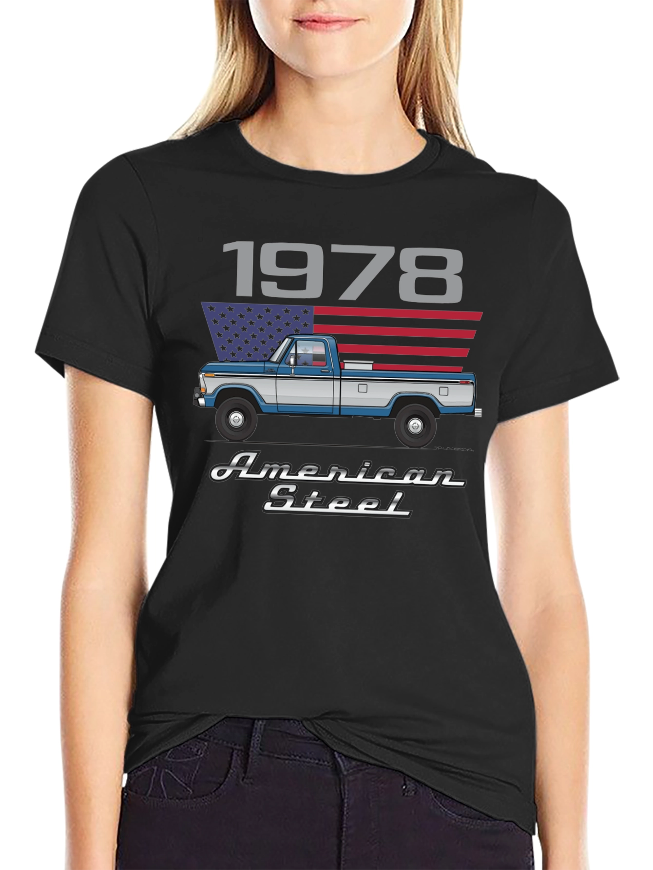 1978 American Steel Truck Graphic T-Shirt