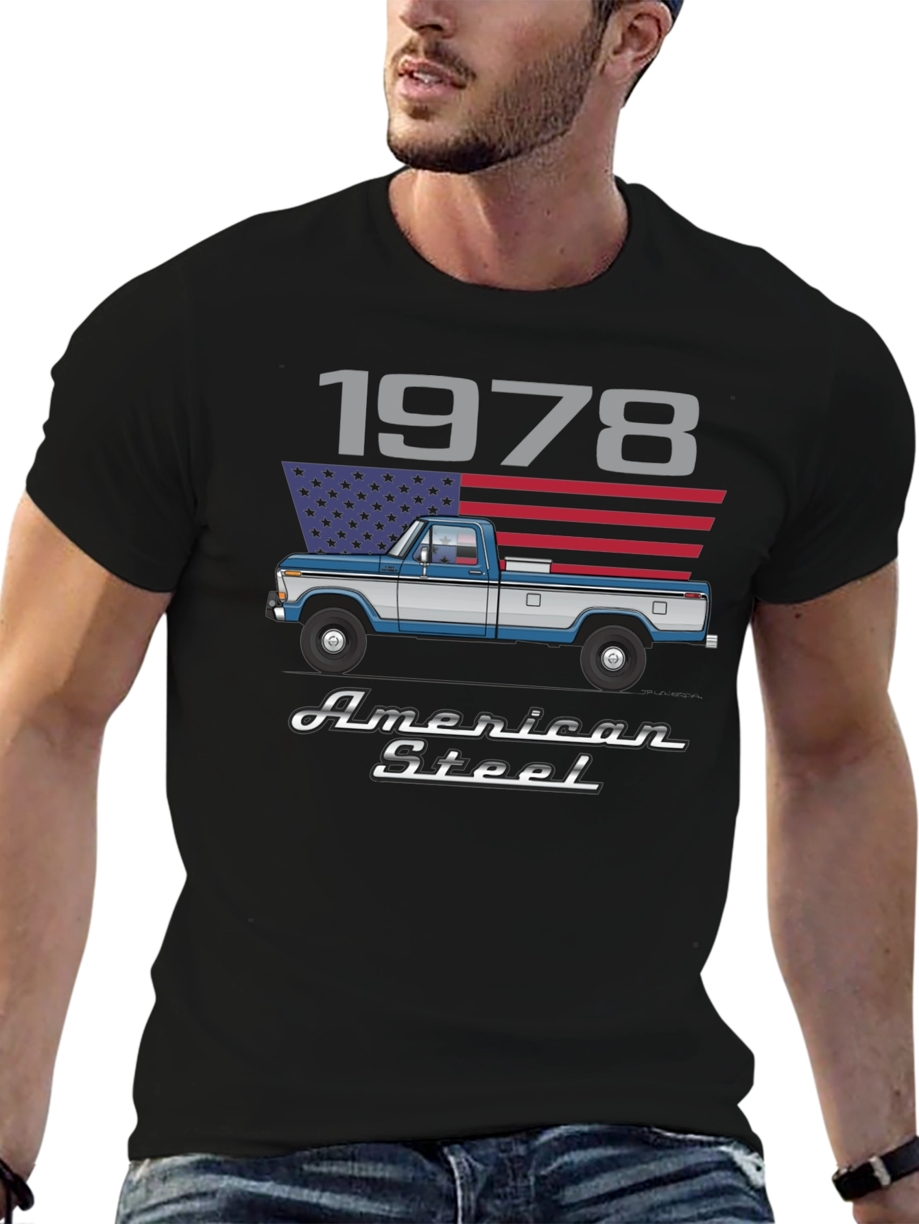 1978 American Steel Truck Graphic T-Shirt
