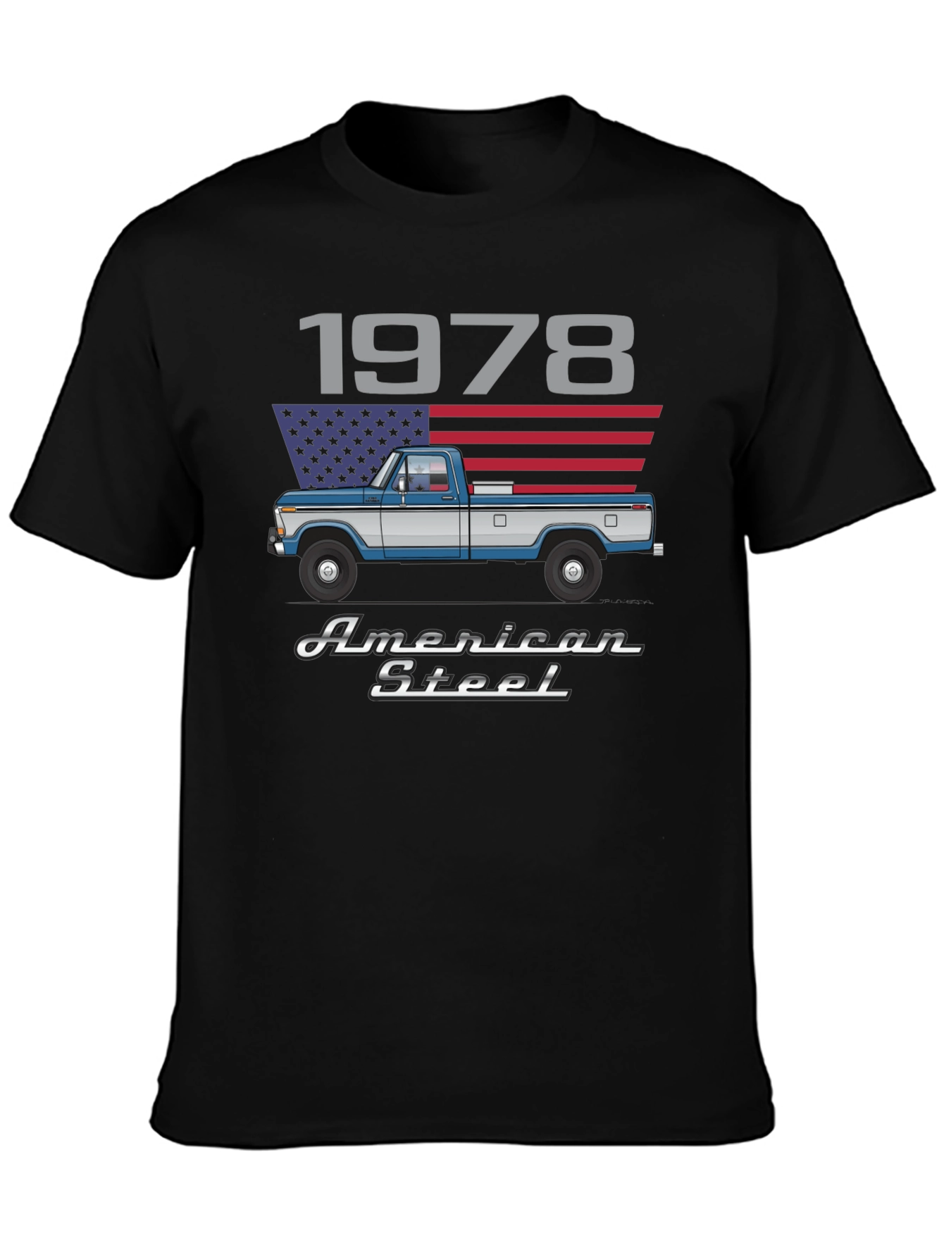 1978 American Steel Truck Graphic T-Shirt
