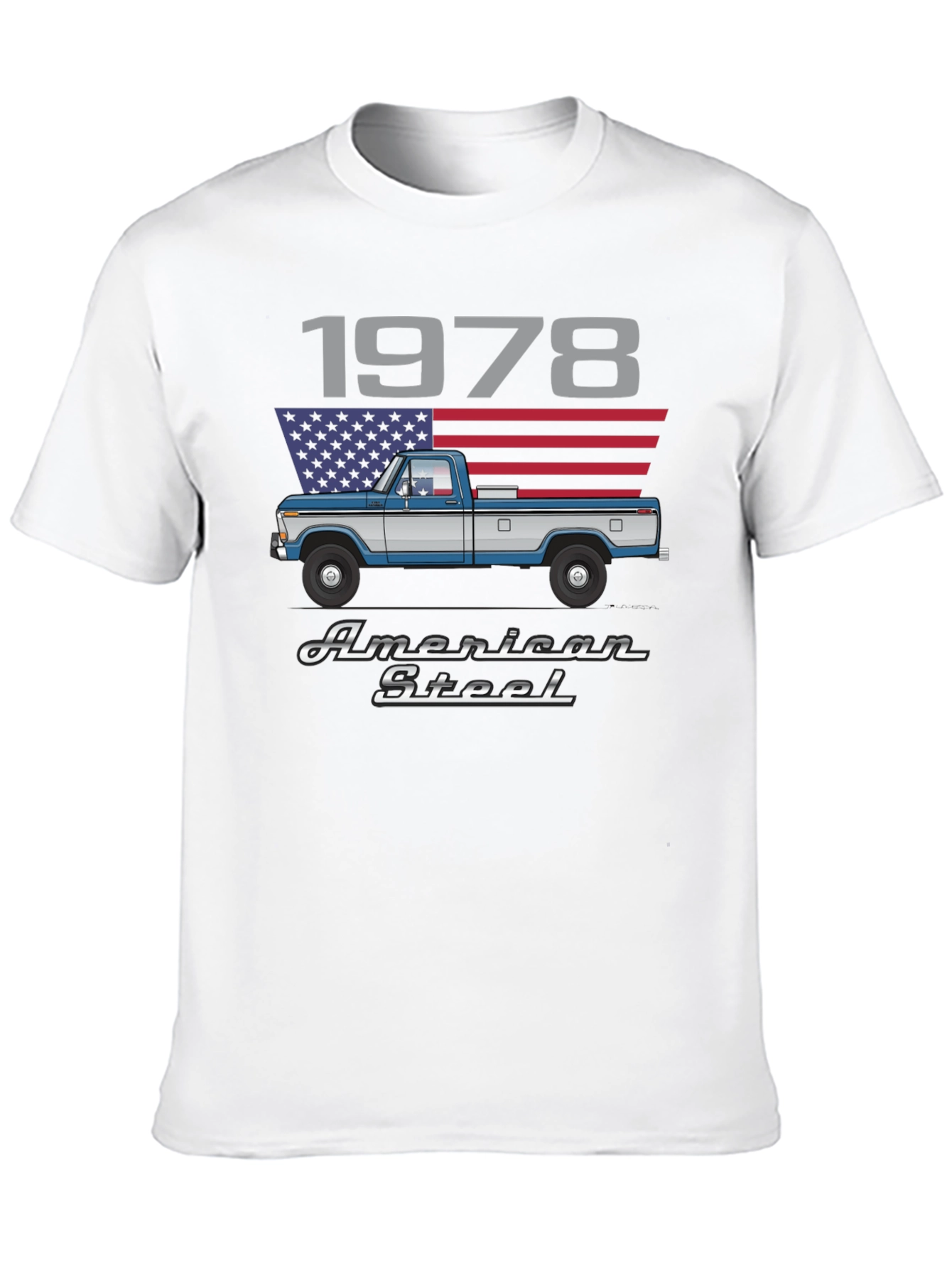 1978 American Steel Truck Graphic T-Shirt