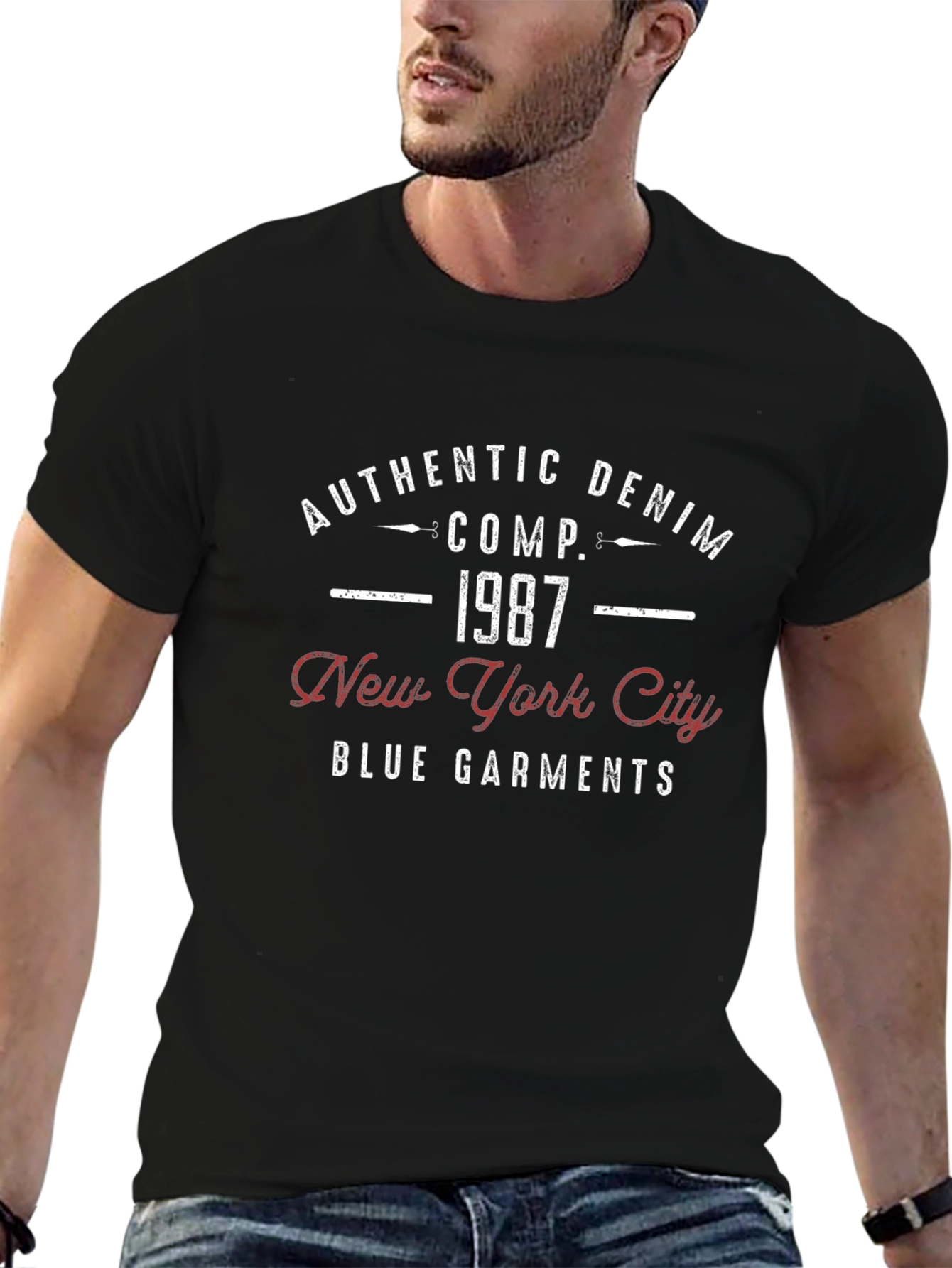 Authentic Denim 1987 Graphic T-Shirt