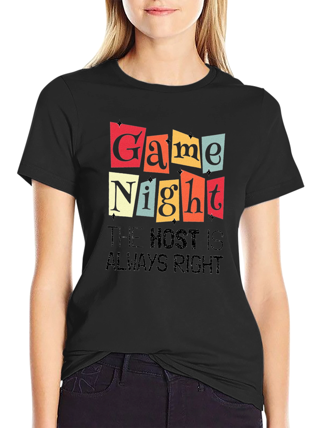 Game Night T-Shirt - The Host is Always Right