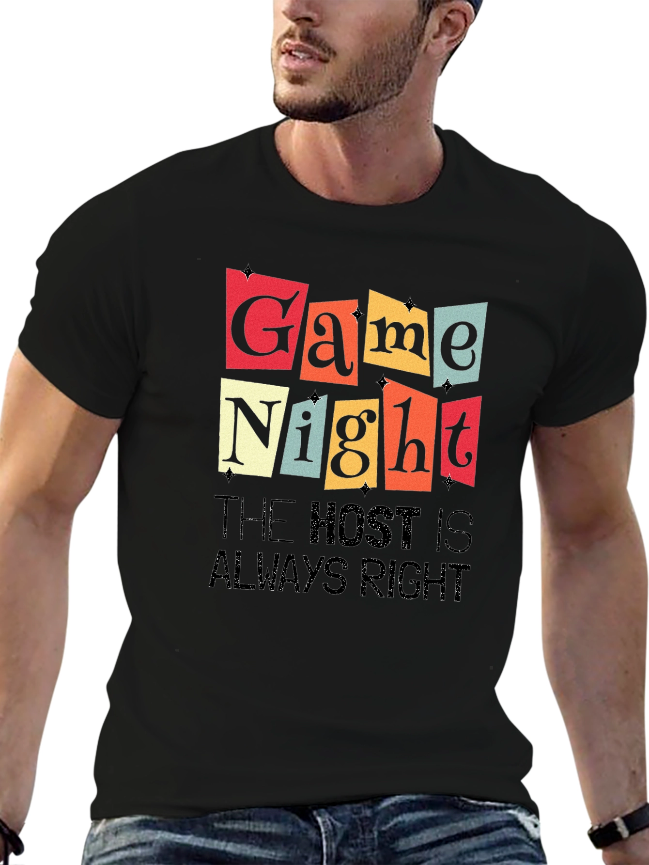 Game Night T-Shirt - The Host is Always Right