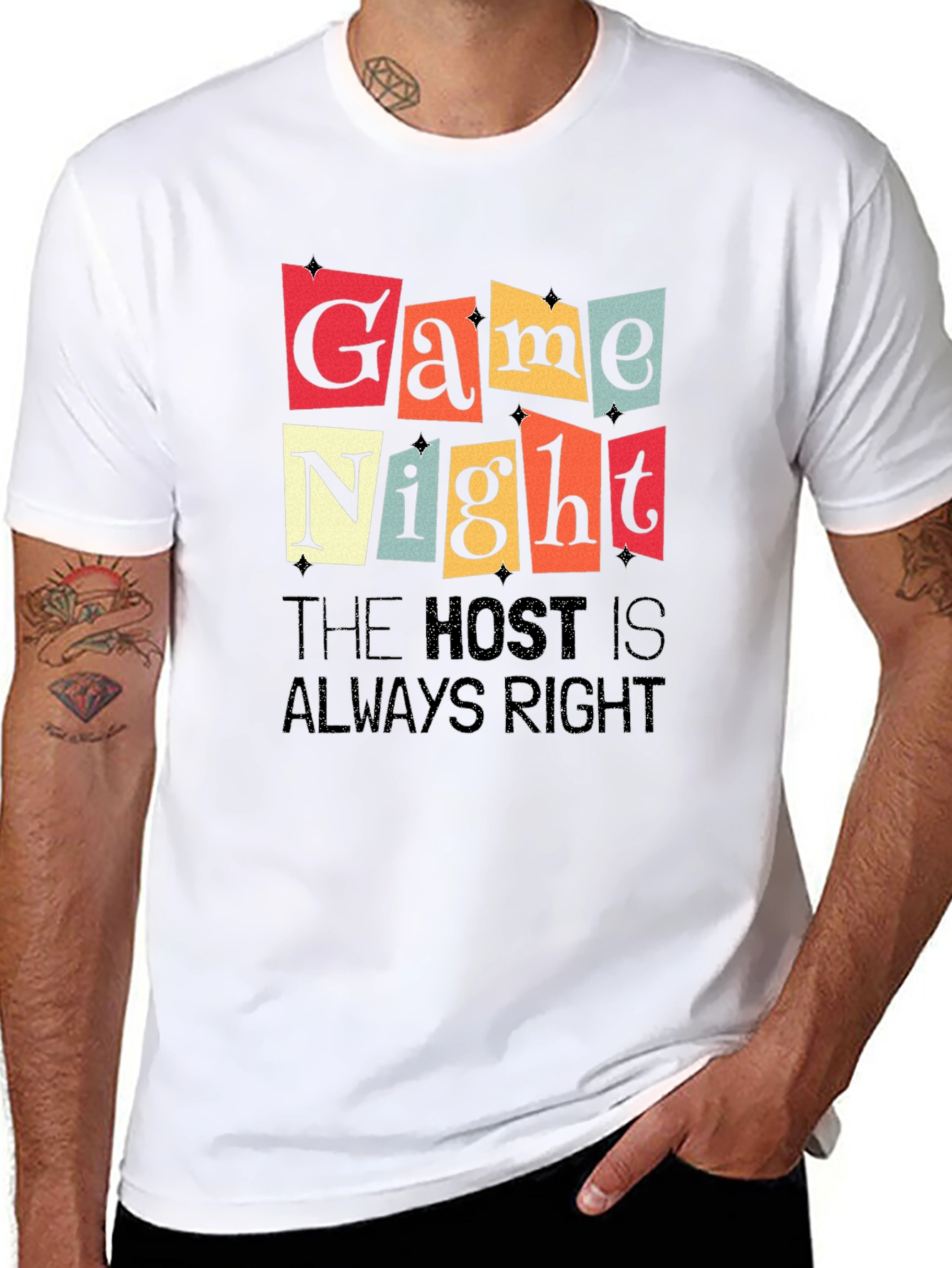 Game Night T-Shirt - The Host is Always Right