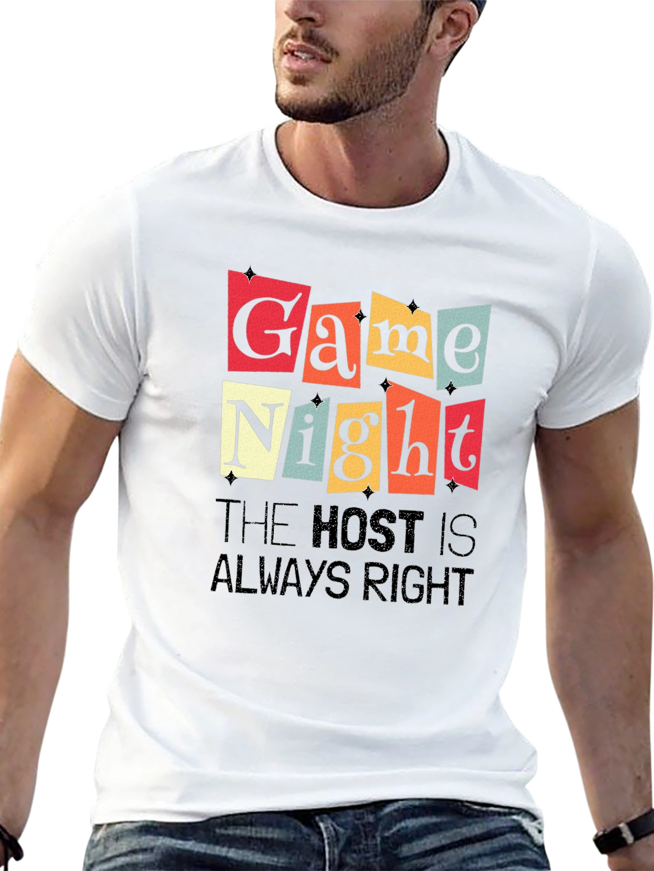 Game Night T-Shirt - The Host is Always Right