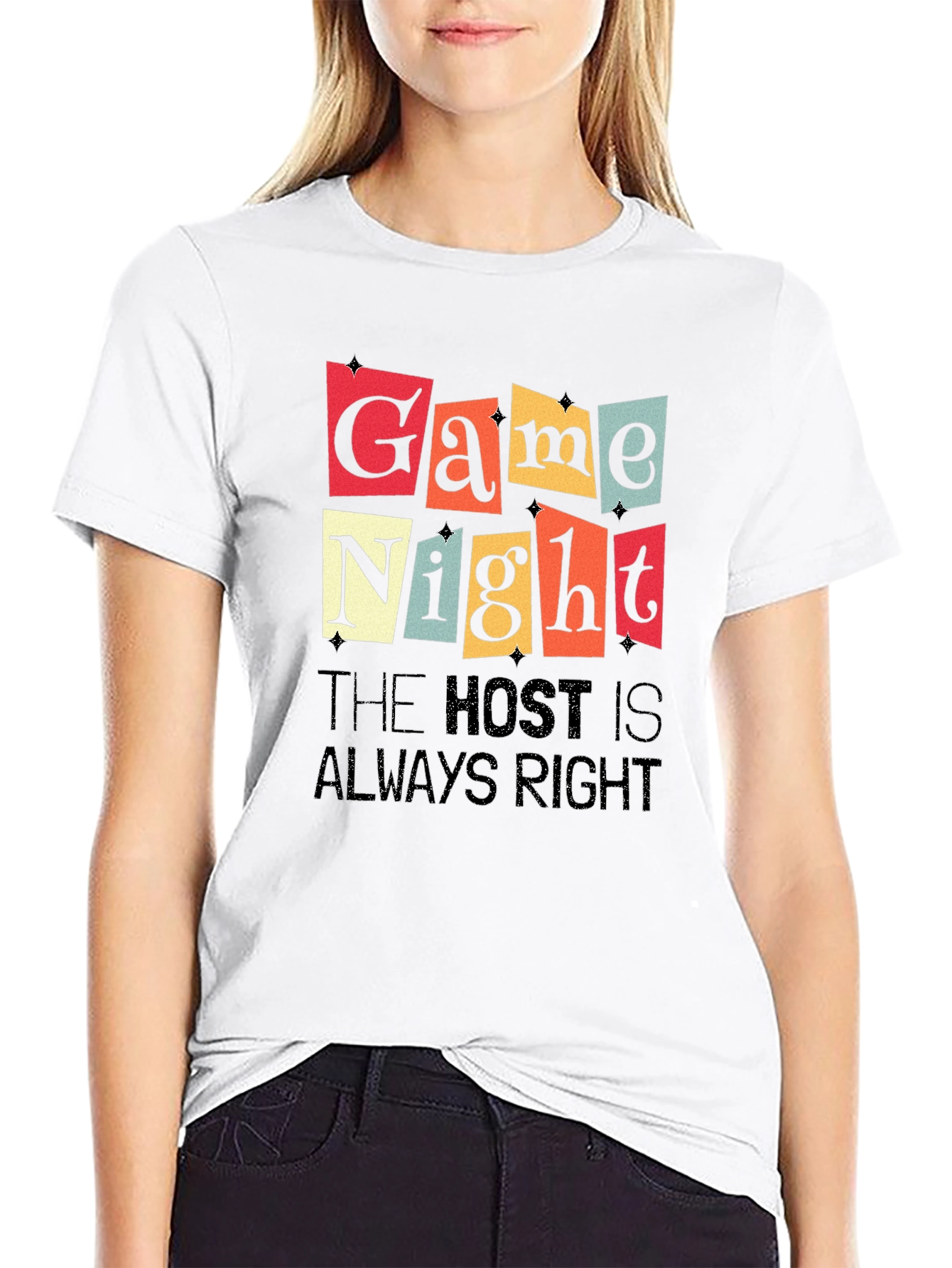 Game Night T-Shirt - The Host is Always Right