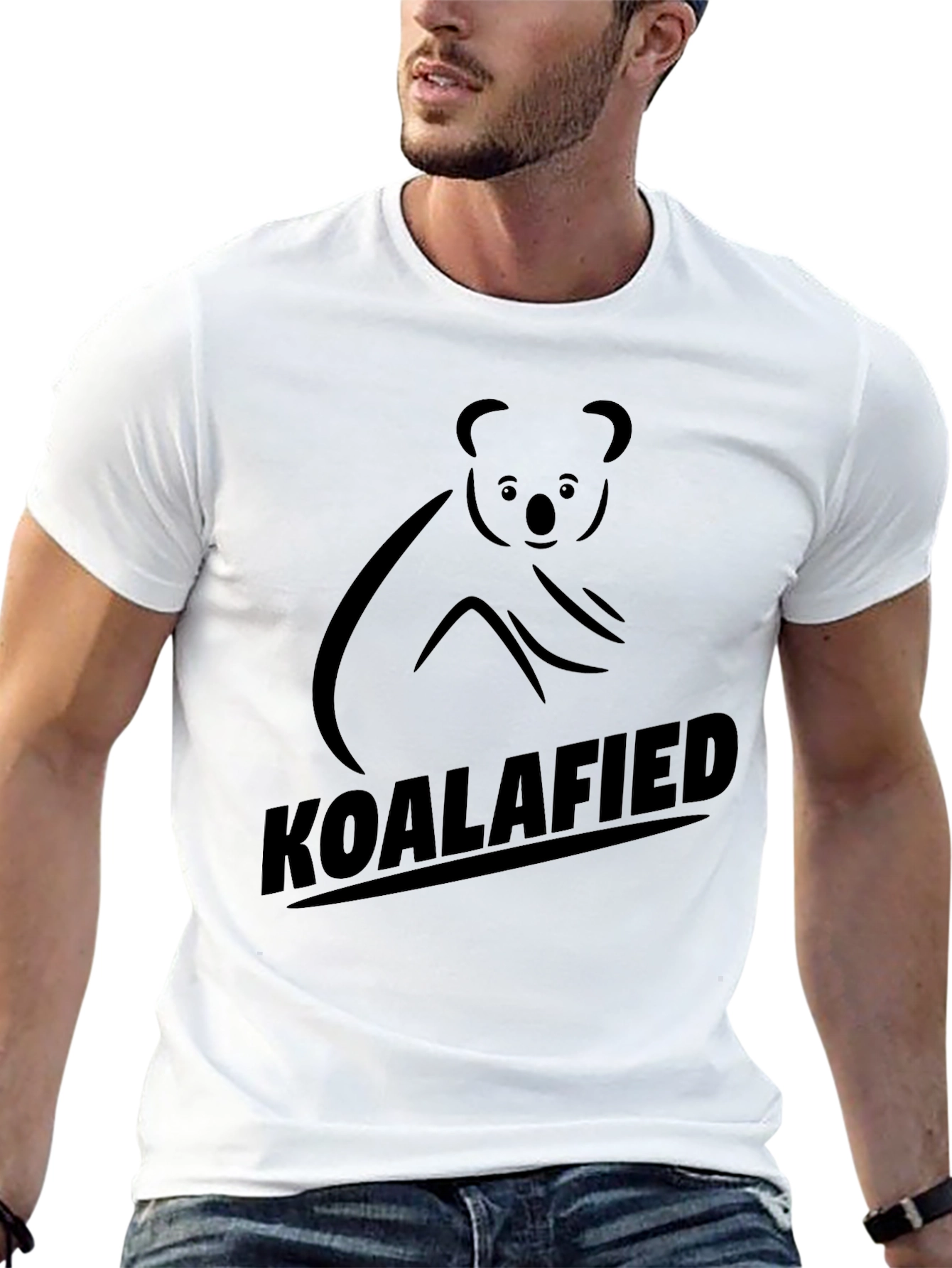 Koalafied Graphic Tee - Black