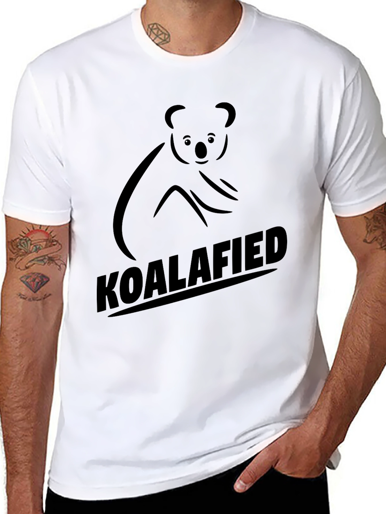 Koalafied Graphic Tee - Black