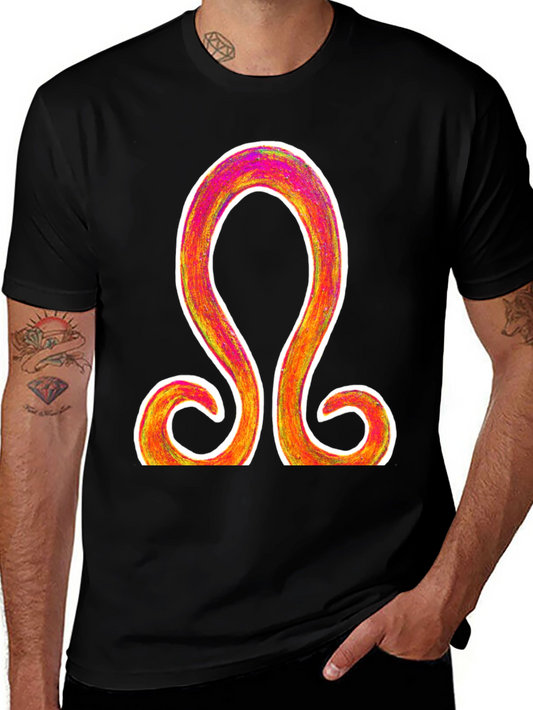 Omega Symbol Graphic Tee - Stylish and Unique Design