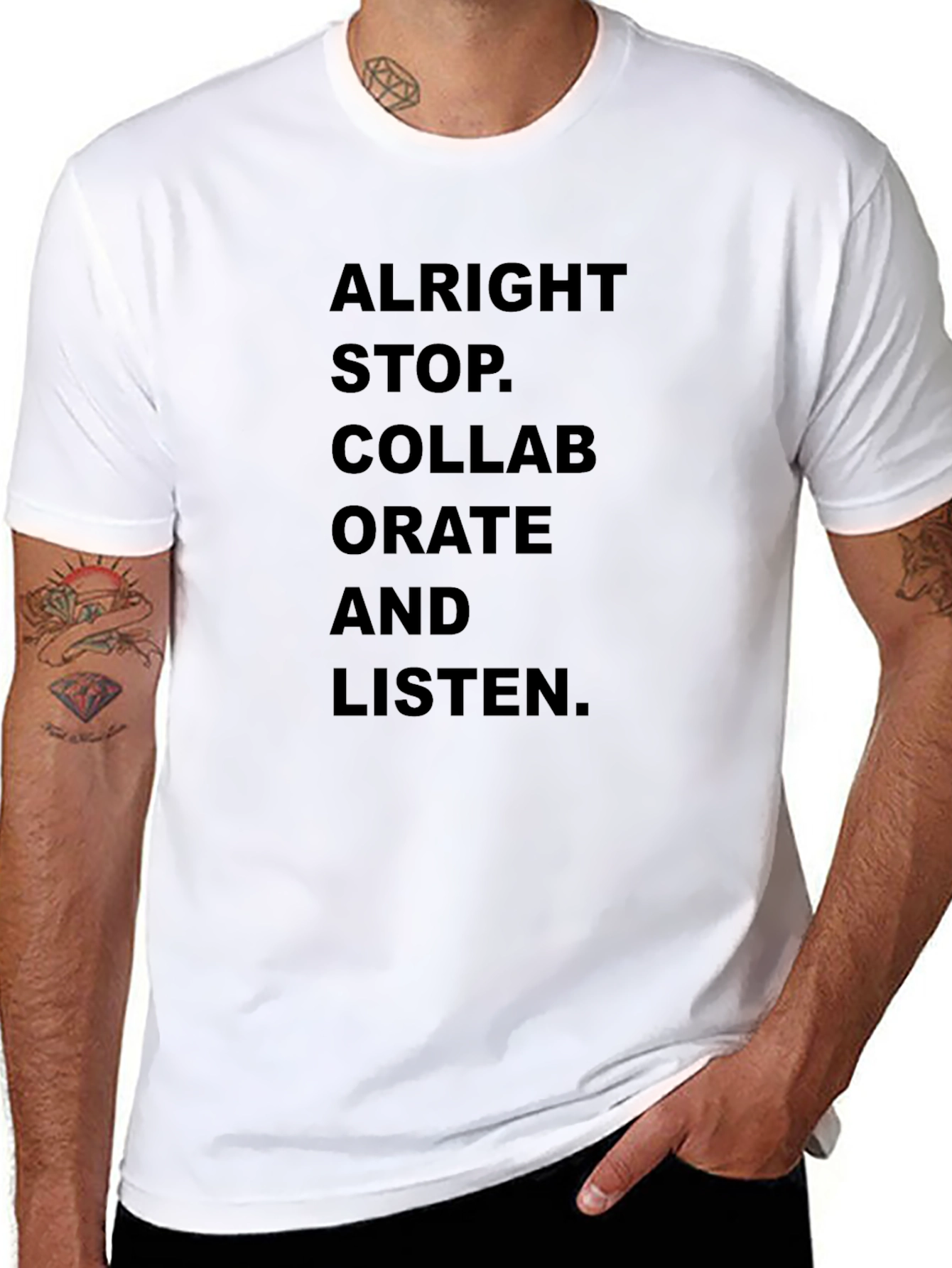 Alright Stop Collab T-Shirt