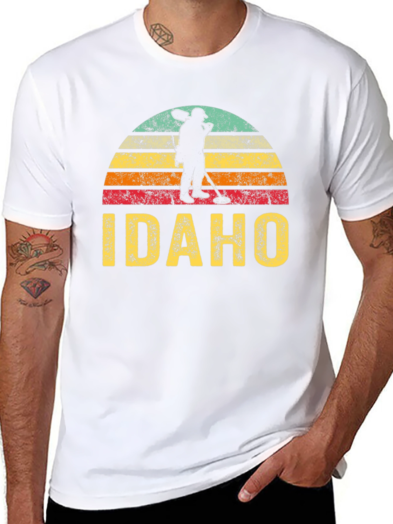 Idaho Metal Detecting Retro T-Shirt