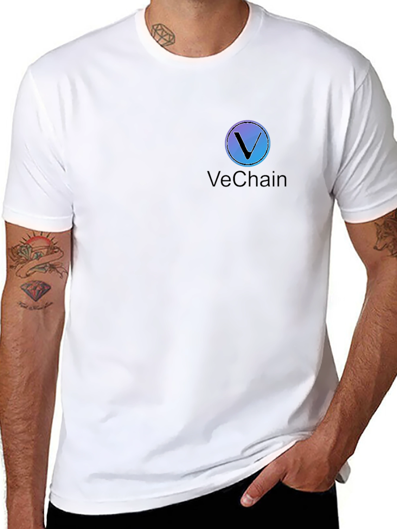 VeChain Crypto Black T-Shirt