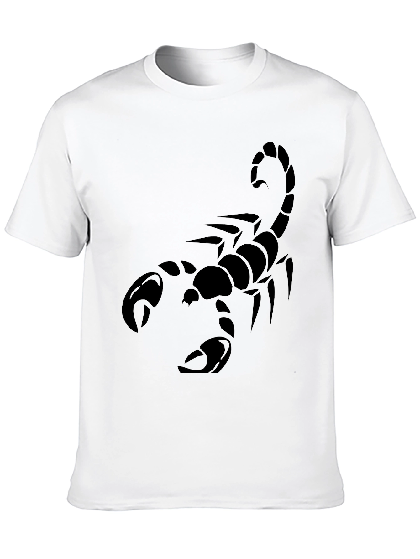 Mens Black Scorpion Graphic T-Shirt