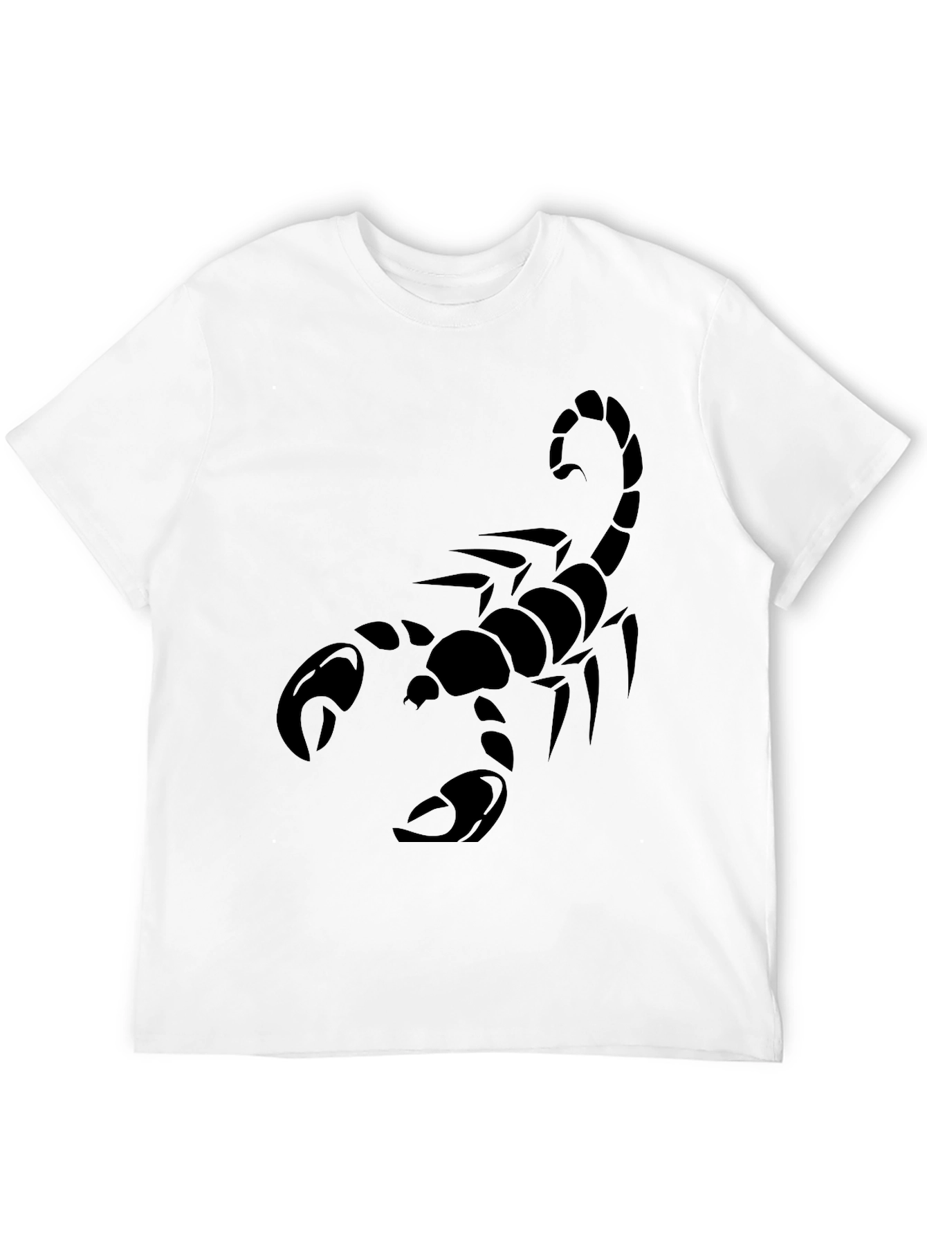 Mens Black Scorpion Graphic T-Shirt