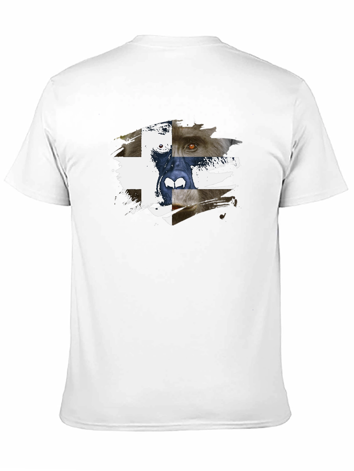 Abstract Animal Graphic Print T-Shirt
