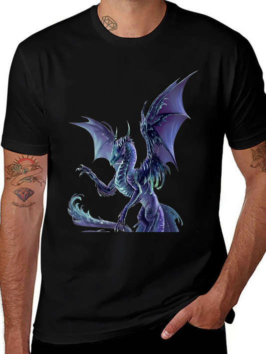 Dragon Graphic Tee - Fantasy Style T-Shirt