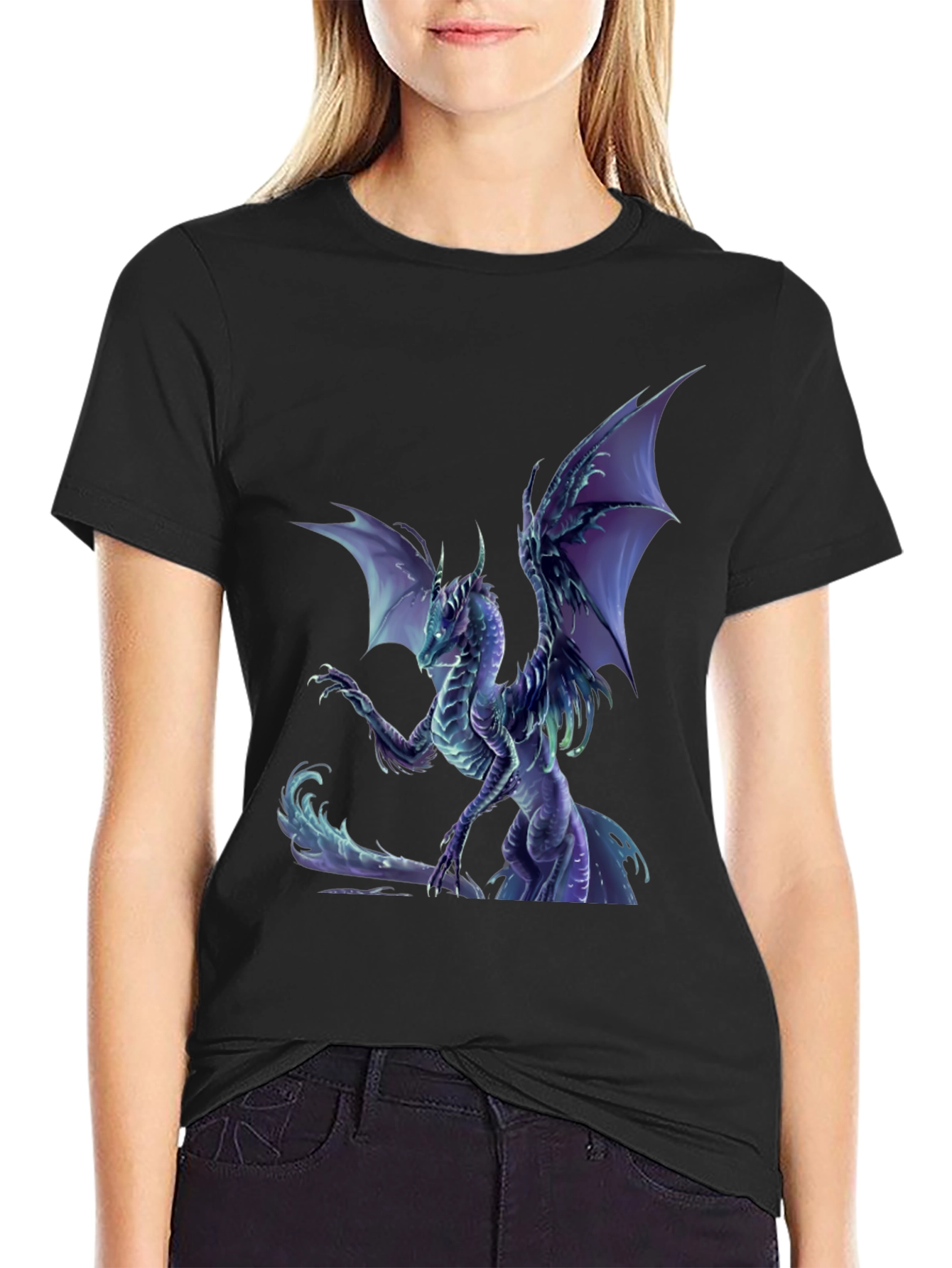 Dragon Graphic Tee - Fantasy Style T-Shirt