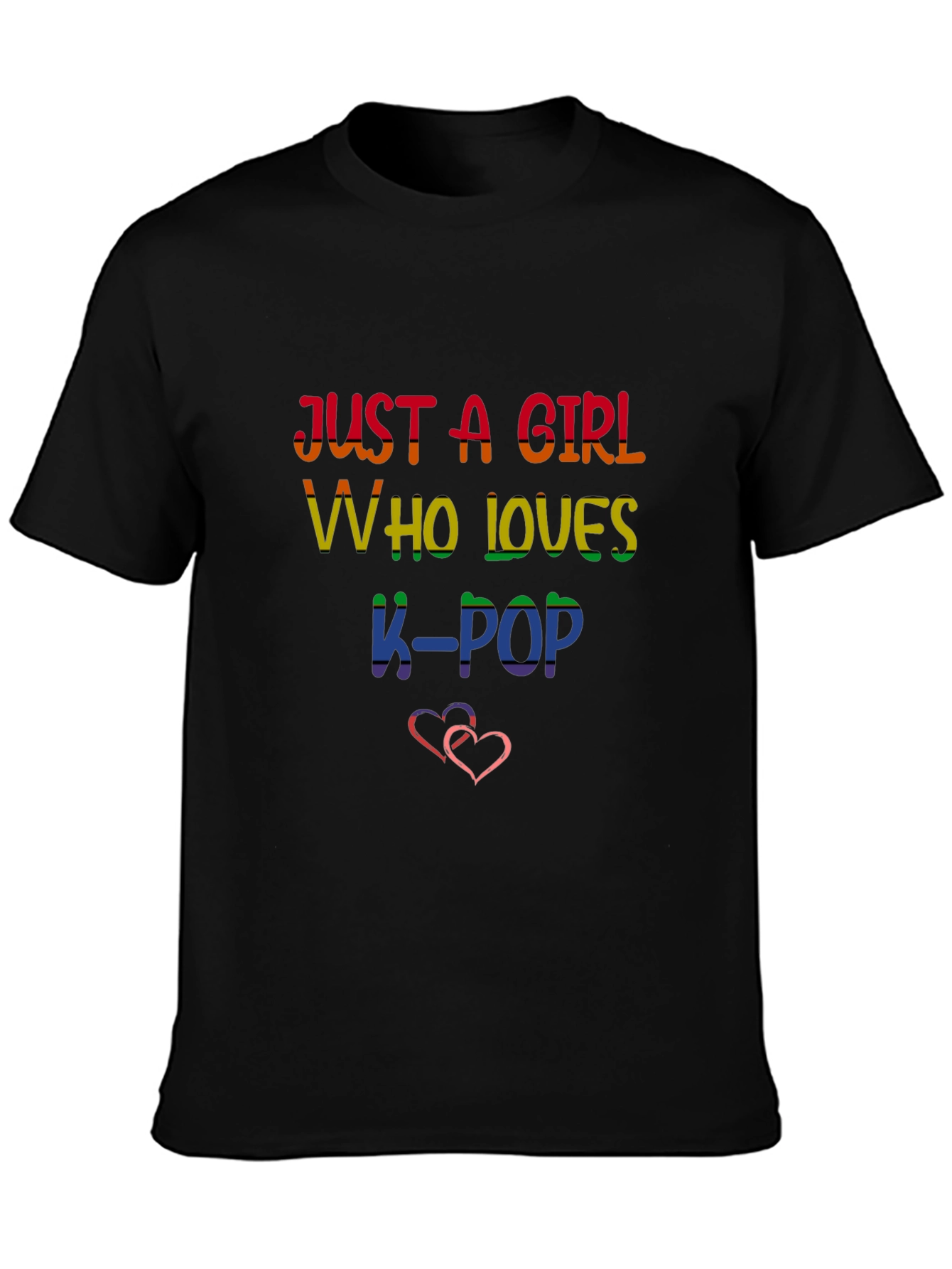 K-Pop Girl Rainbow Pride T-Shirt