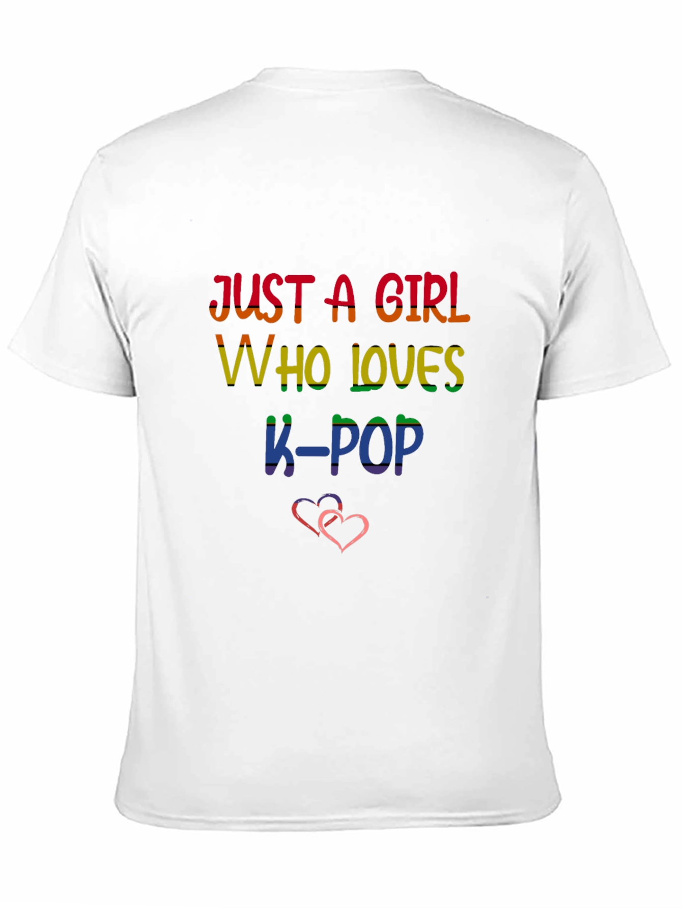 K-Pop Girl Rainbow Pride T-Shirt