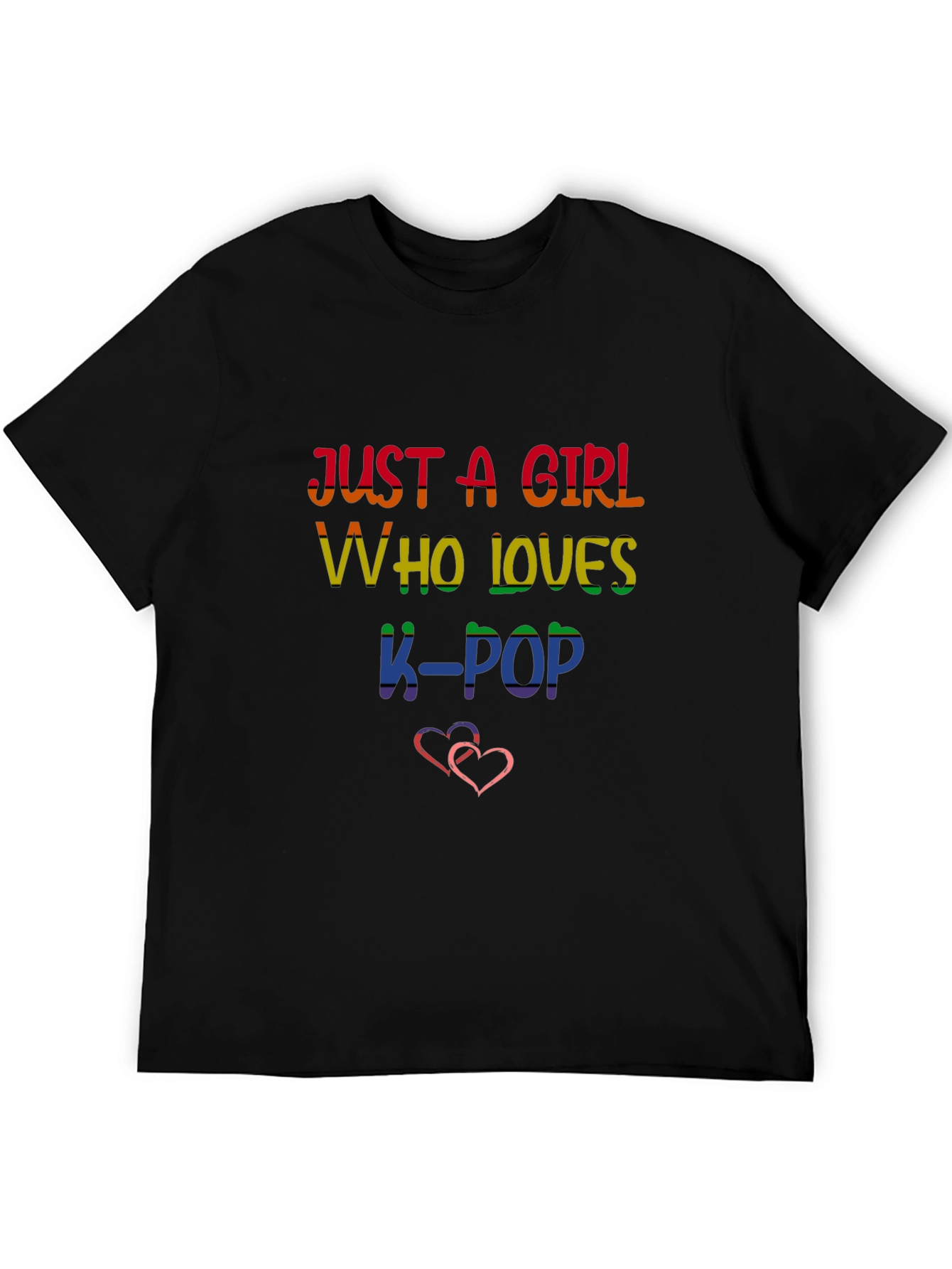 K-Pop Girl Rainbow Pride T-Shirt