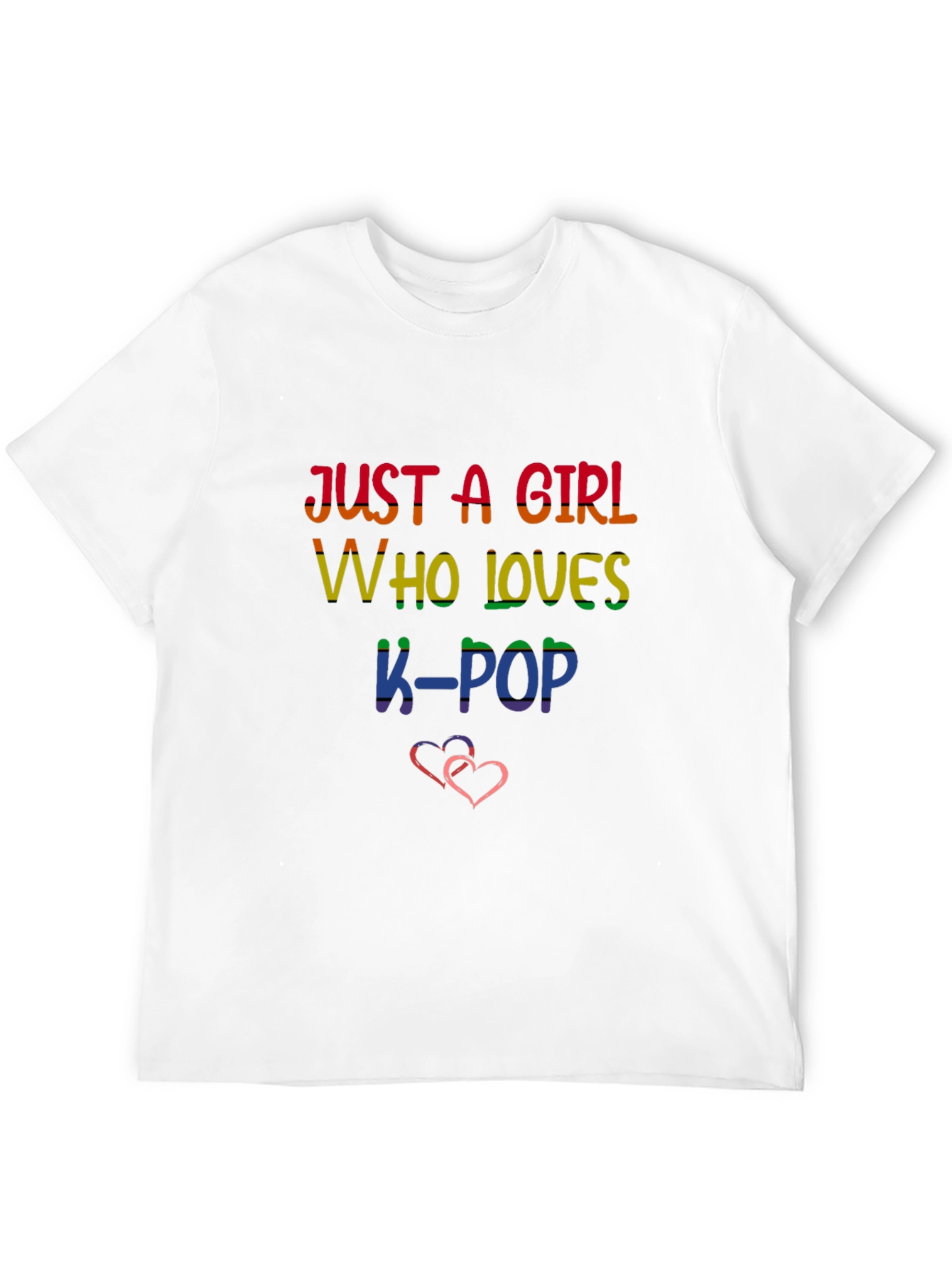 K-Pop Girl Rainbow Pride T-Shirt