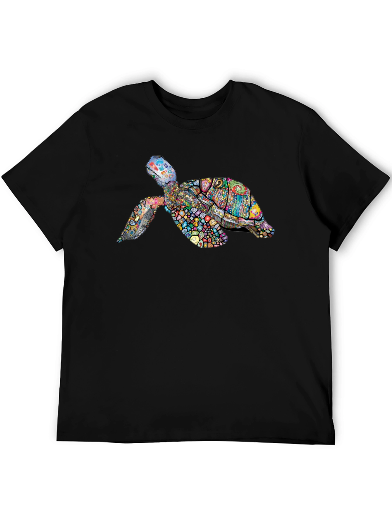 Turtle Graphic Tee - Black