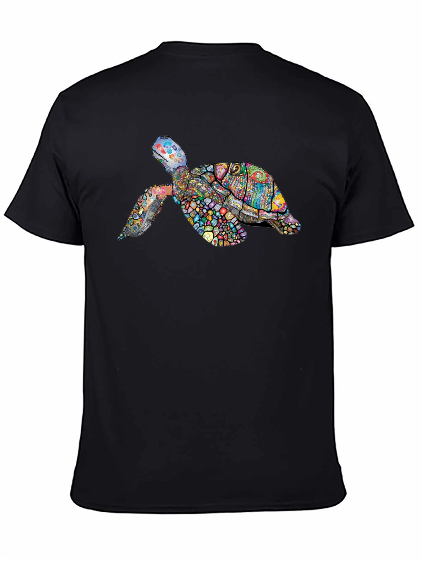 Turtle Graphic Tee - Black