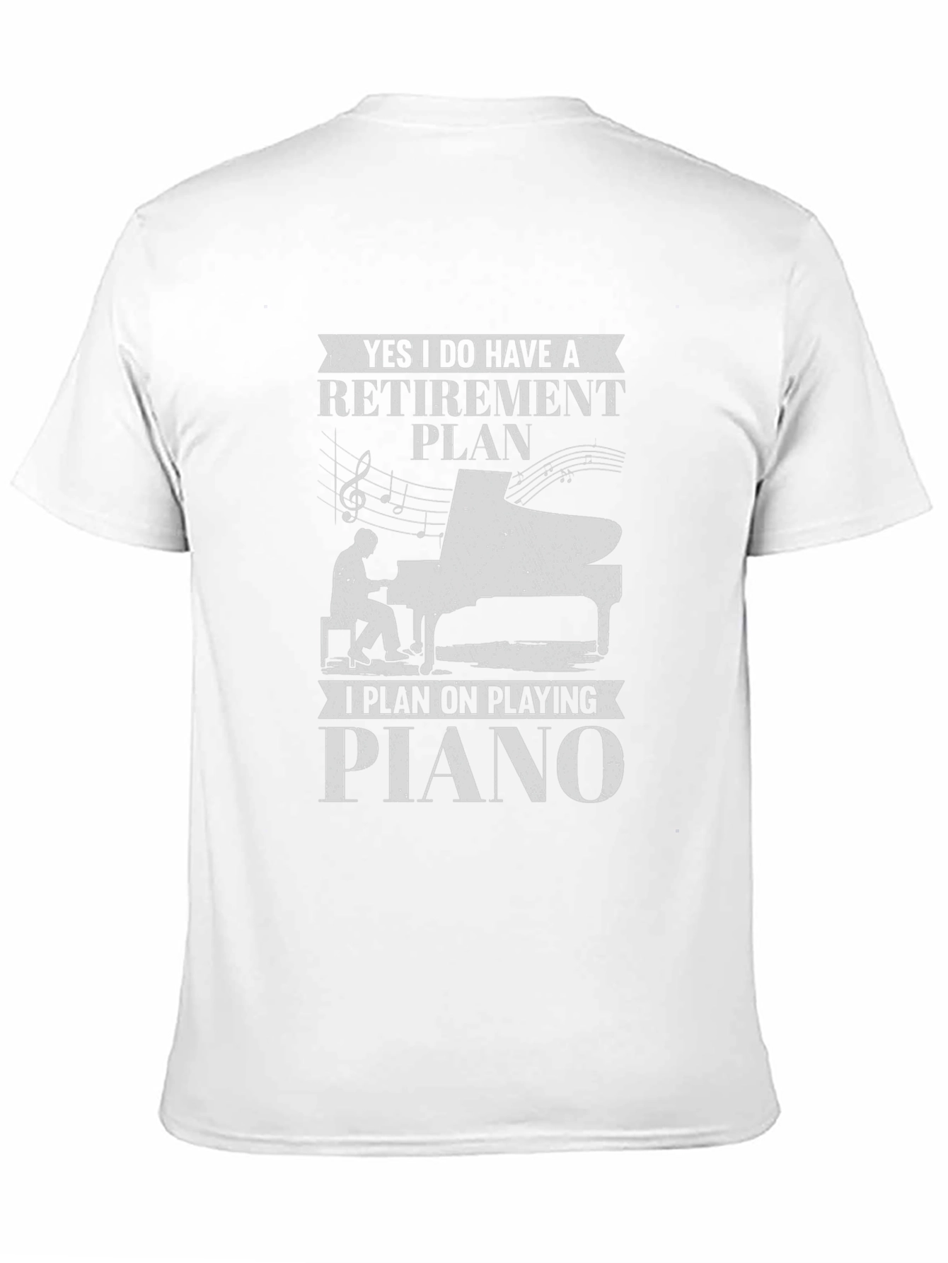 Retirement Plan Piano T-Shirt