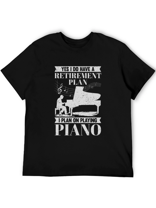 Retirement Plan Piano T-Shirt