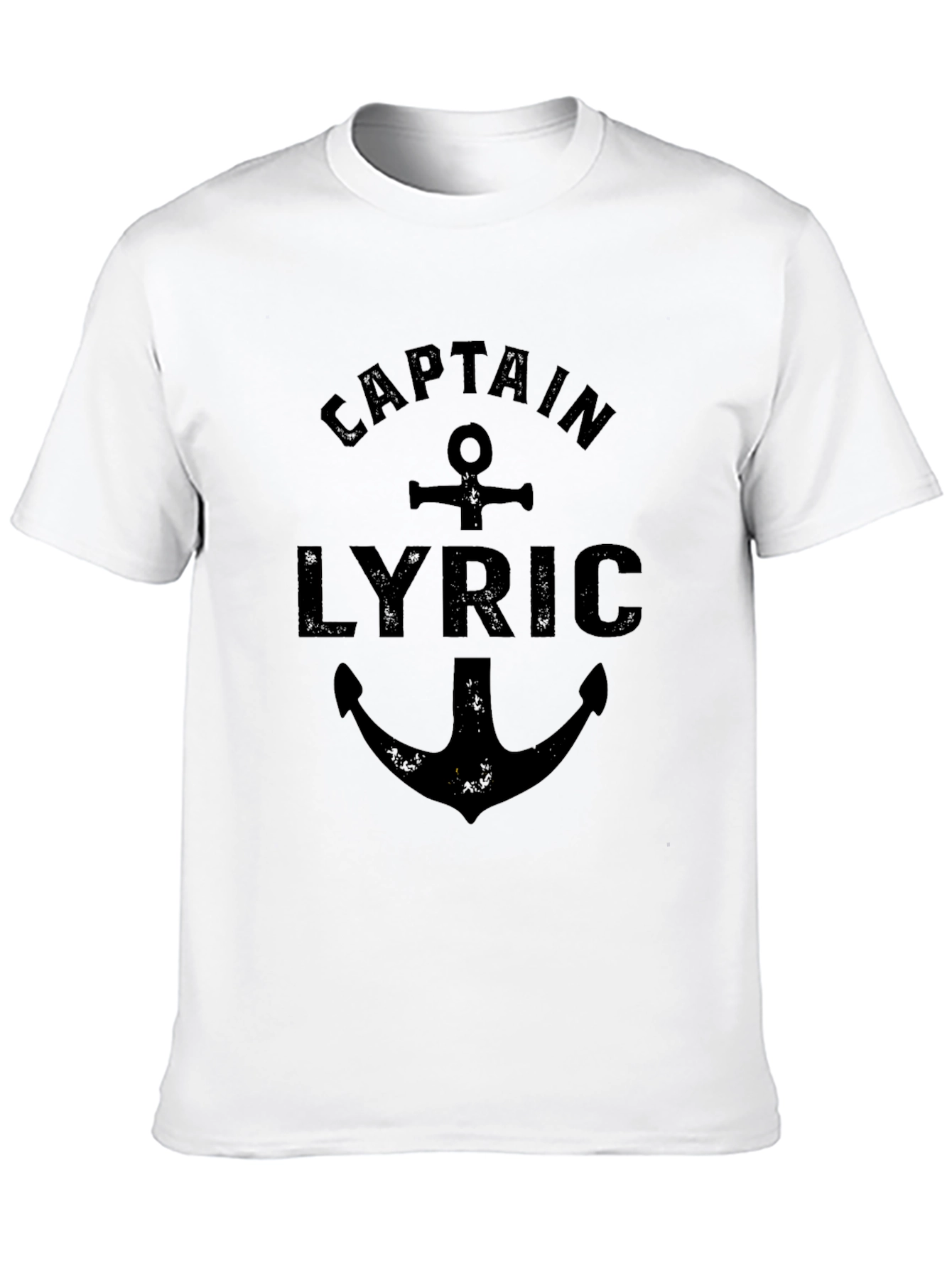 Captain Lyric Anchor Graphic T-Shirt
