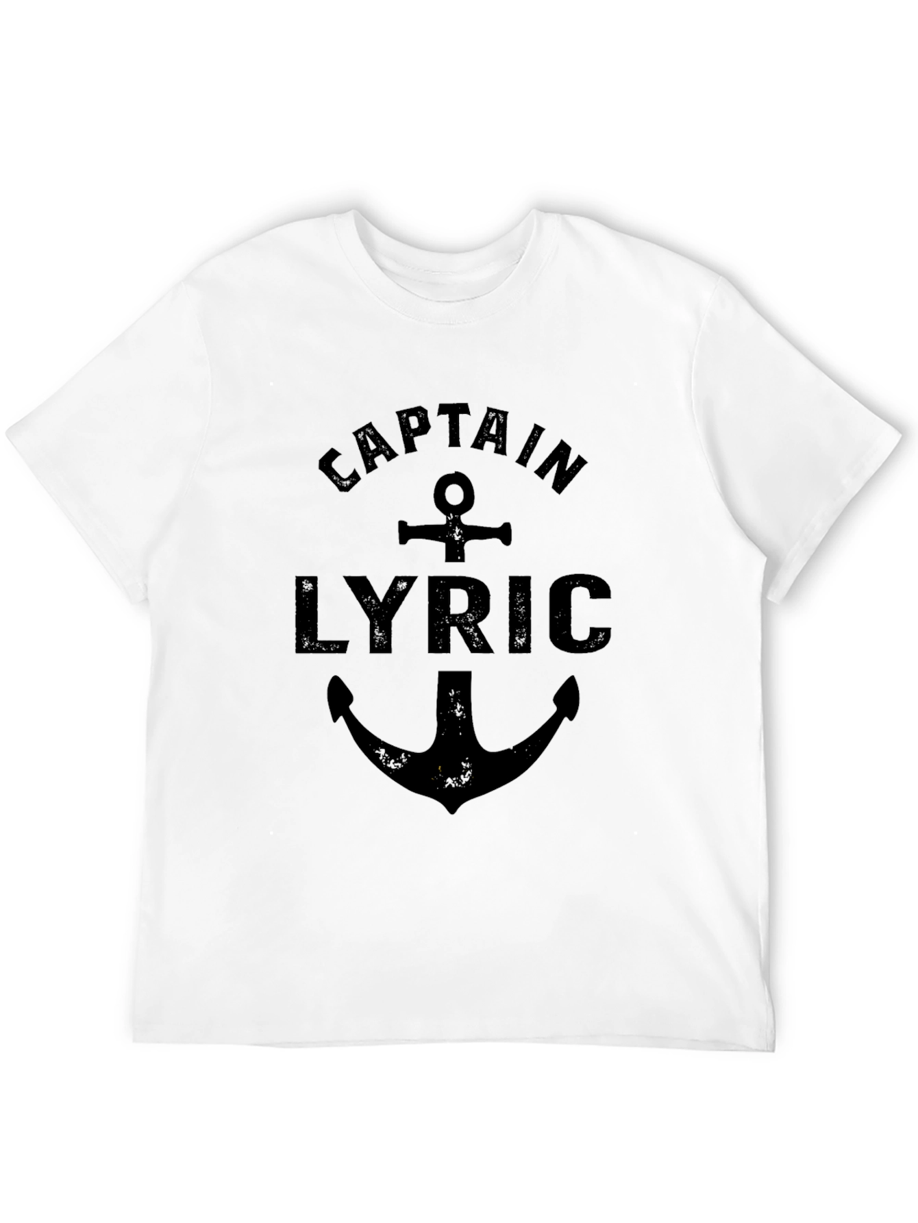 Captain Lyric Anchor Graphic T-Shirt