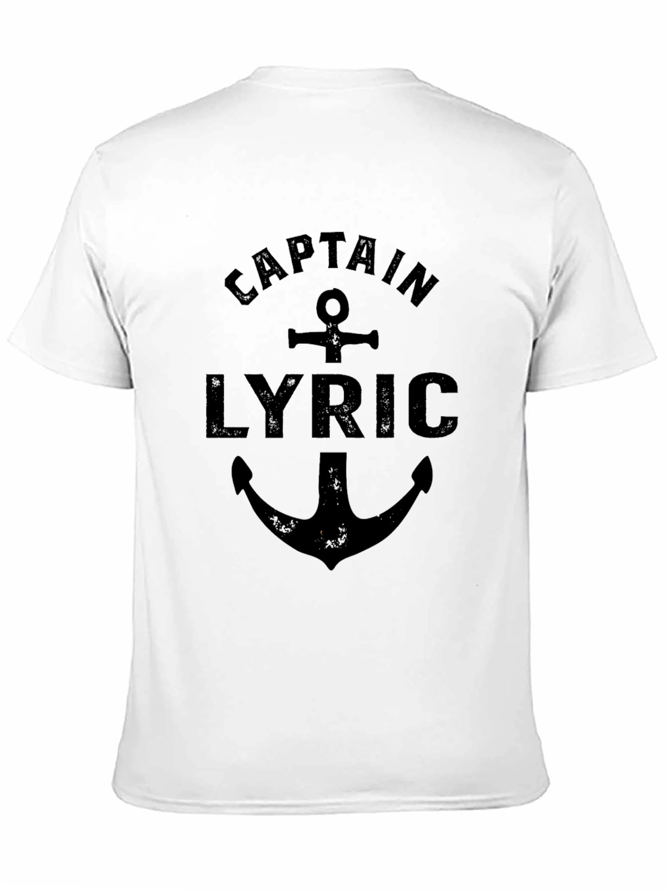 Captain Lyric Anchor Graphic T-Shirt
