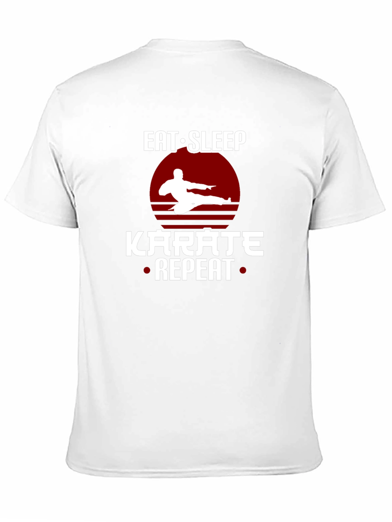 Eat Sleep Karate Repeat T-Shirt Martial Arts Tee